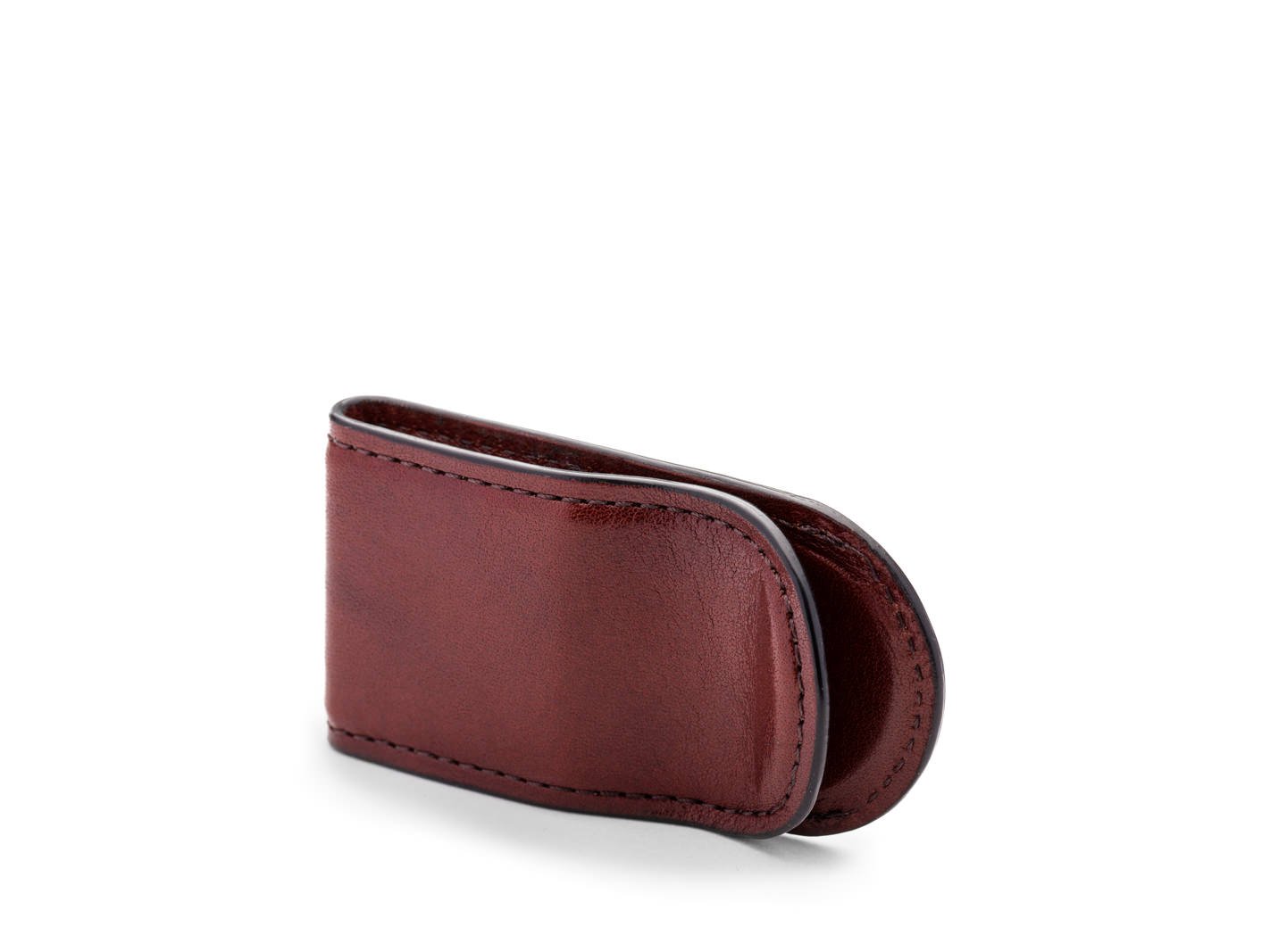 Bosca Old Leather Money Clip - Genuine Leather Wallet Accessory for Men | Perfect for Cash, Credit Cards & Everyday Carry (EDC)