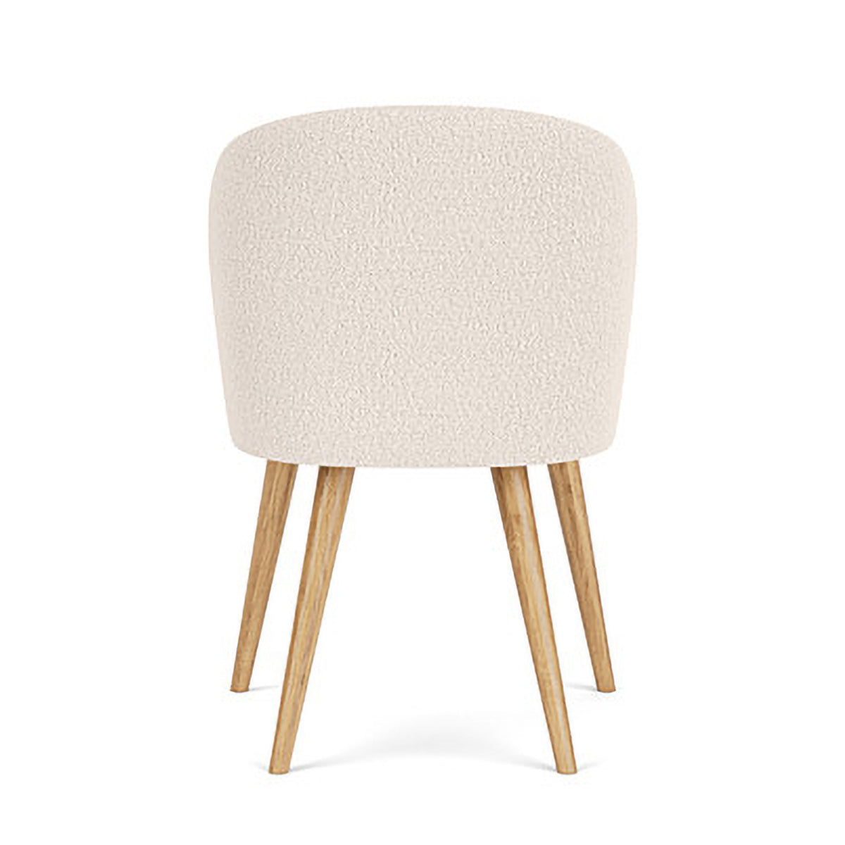 Holly Boucle Dining Chair - Modern Upholstered Accent Chair for Kitchen, Dining Room & Office - Comfortable & Stylish Home Decor