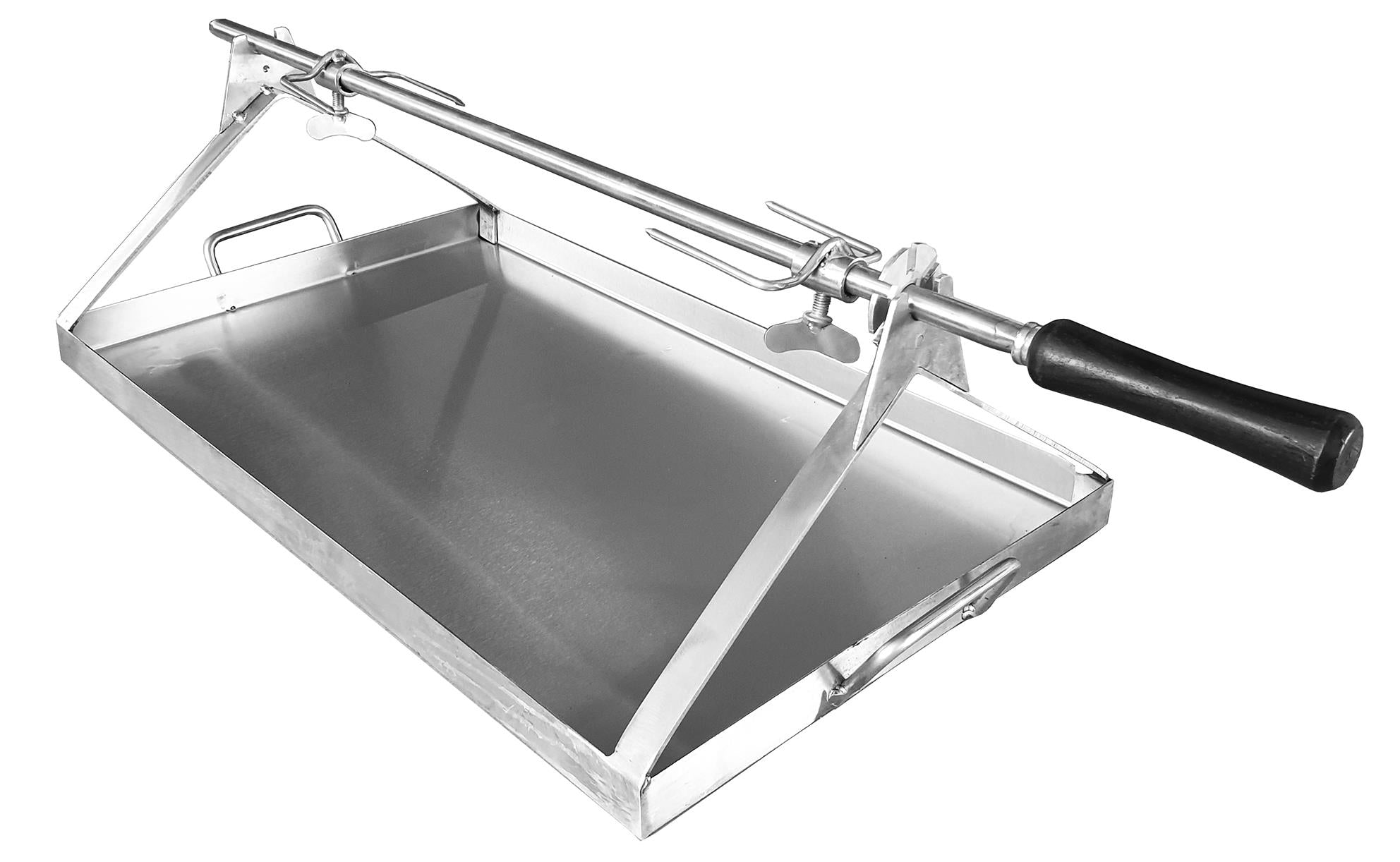 MAXIMUS ROTISSERIE SPIT - Heavy Duty Stainless Steel Rotisserie Grill Spit for Outdoor BBQ, Camping & Backyard Cooking - Perfect for Chicken, Turkey, Lamb & More