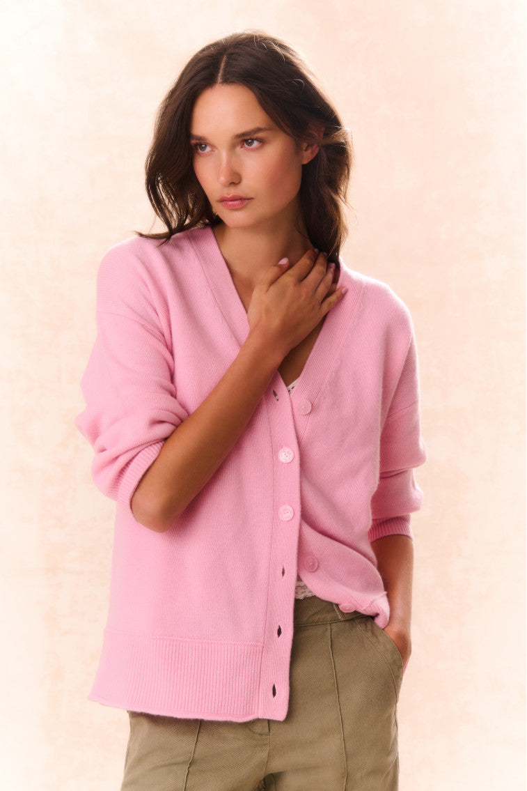 Elmer Oversized Wool Cardigan for Women - Soft & Cozy Winter Sweater - Perfect for Casual Outfits, Office Wear & Coffee Dates