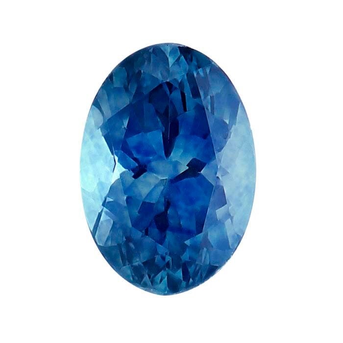 Natural Montana Medium Blue Sapphire Loose Stone - 5x3 to 6x4 Oval, VS Clarity, September Birthstone | USA Mined & Cut | Perfect for Engagement Rings, Jewelry Making & Birthstone Gifts