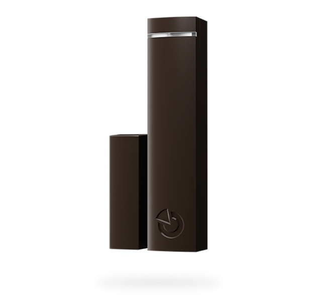 JA 150M B Magnetic Contact with 2 Inputs - Wireless Brown - Ideal for Home Security & Smart Automation Systems