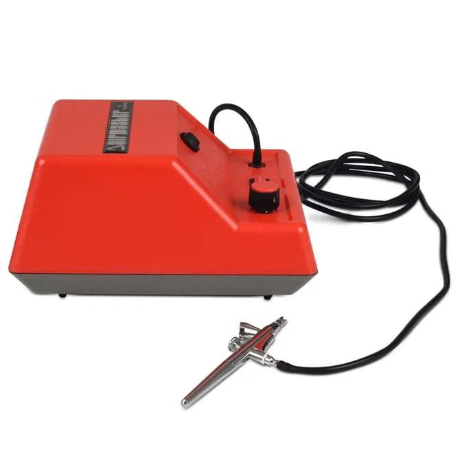 KopyKake Airmaster Professional Airbrush Kit - High Precision Airbrush Machine for Artists, Hobbyists & Makeup | Perfect for Cake Decorating, Tattoo Practice, Nail Art & Model Painting