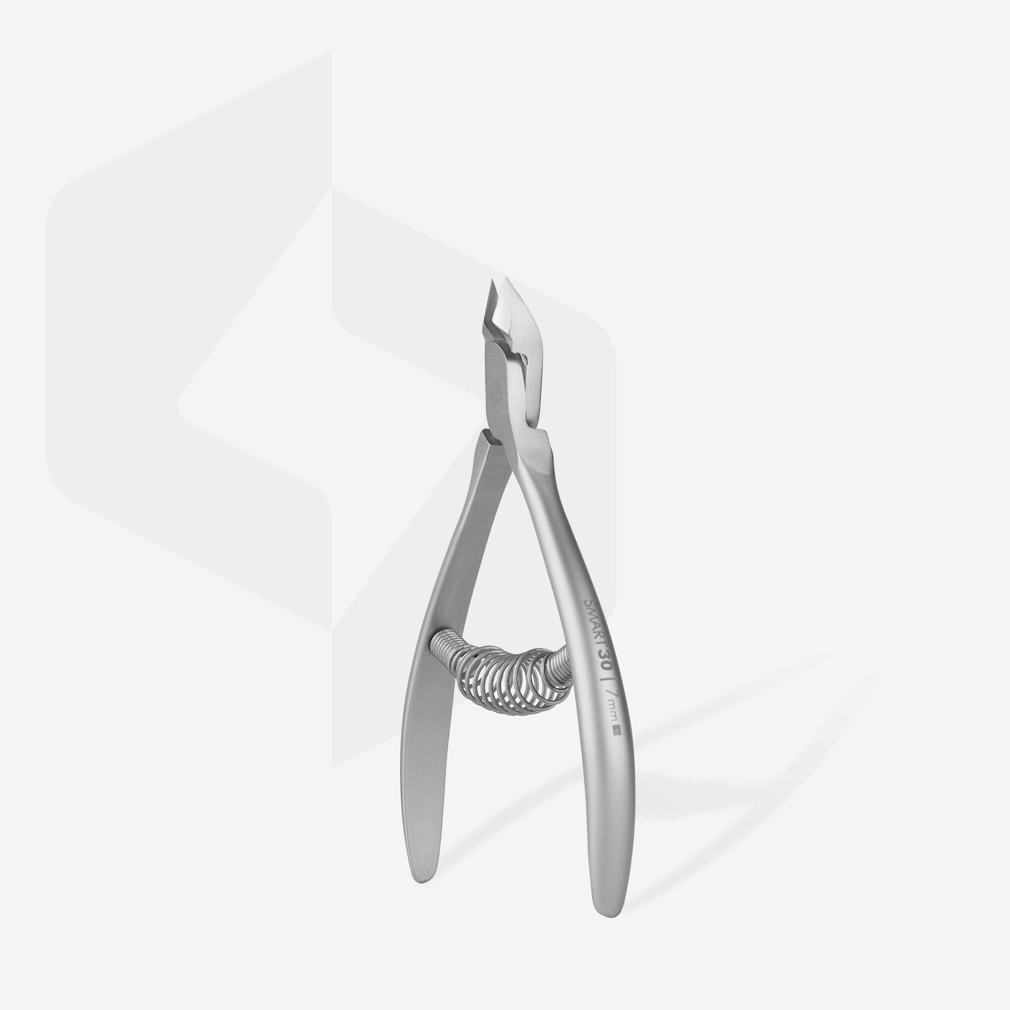 Staleks Professional Cuticle Nippers SMART 30 (7mm) - Precision Nail Care Tool for Manicures & Pedicures at Home or Salon