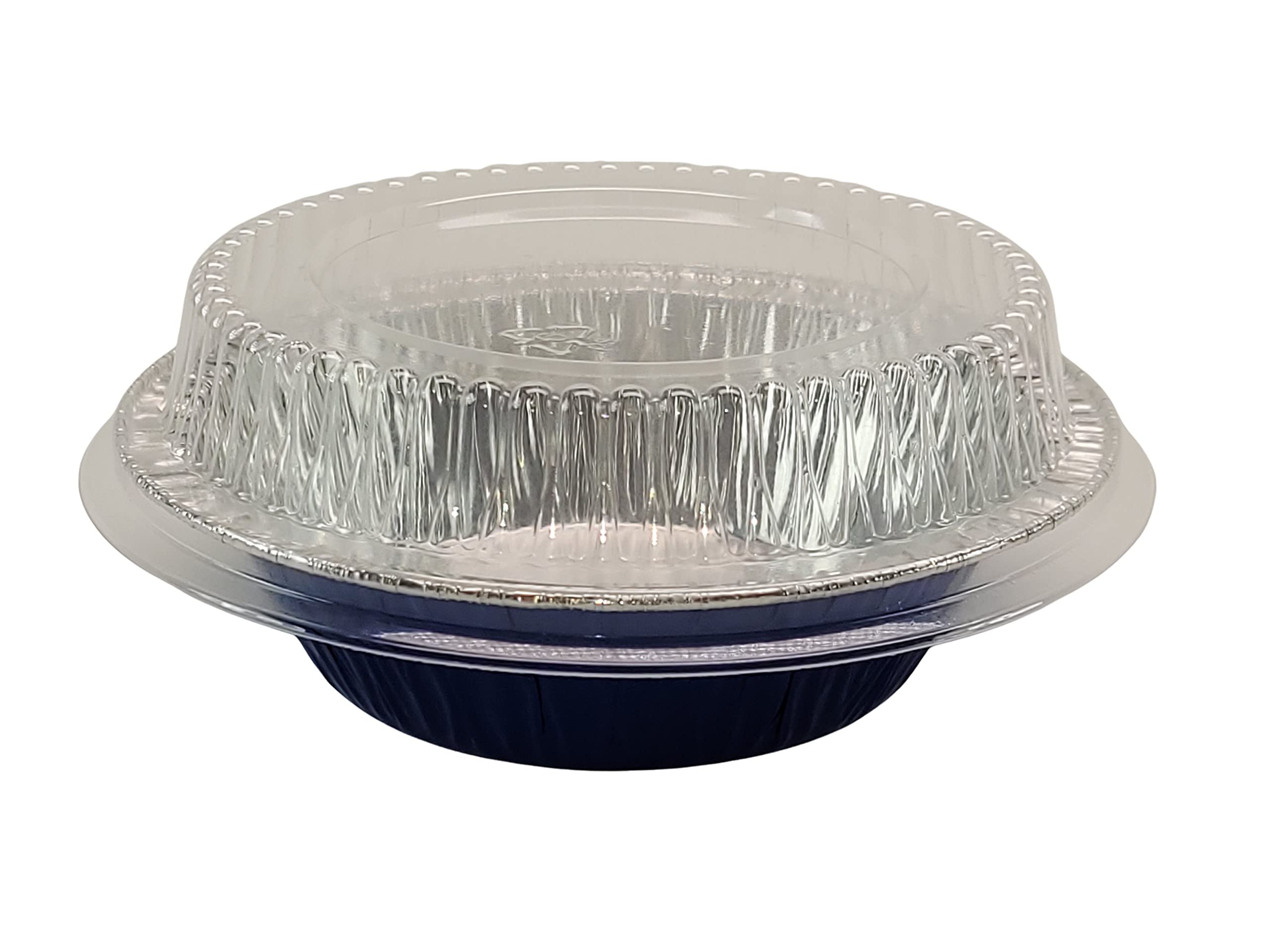 KitchenDance 5 Inch Mini Pie Tins with Lids - Premium Aluminum Baking Pans for Pies, Tarts, Cobblers & Cakes - Reusable & Durable for Home & Professional Kitchens - Perfect for Holiday Baking, Party Desserts & Meal Prep (Set of 500, Blue)
