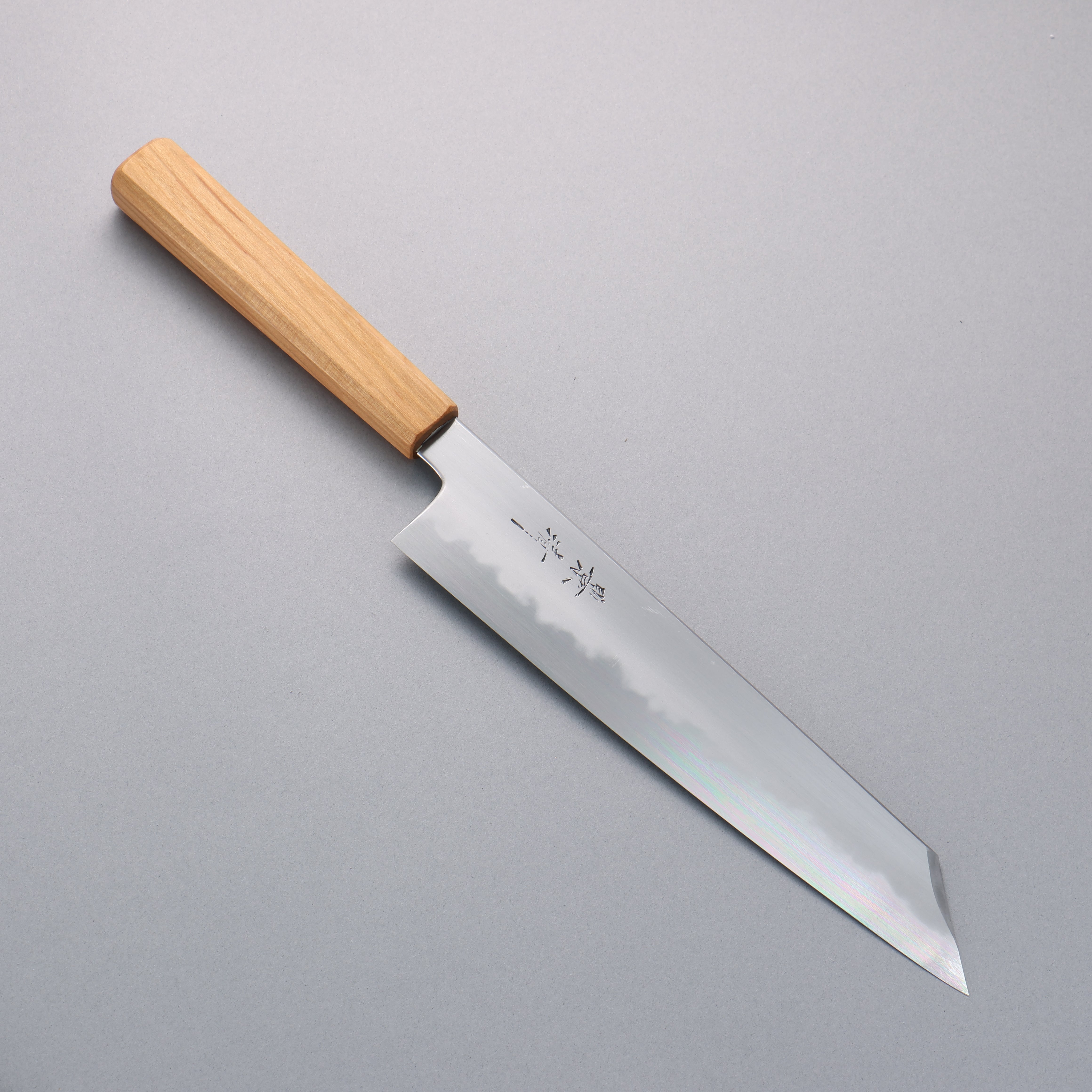 Premium Kagekiyo White Steel No.2 Kiritsuke Gyuto 240mm Japanese Chef Knife - Cherry Wood Handle with Protective Sheath - Perfect for Sushi, Sashimi & Precision Vegetable Cutting