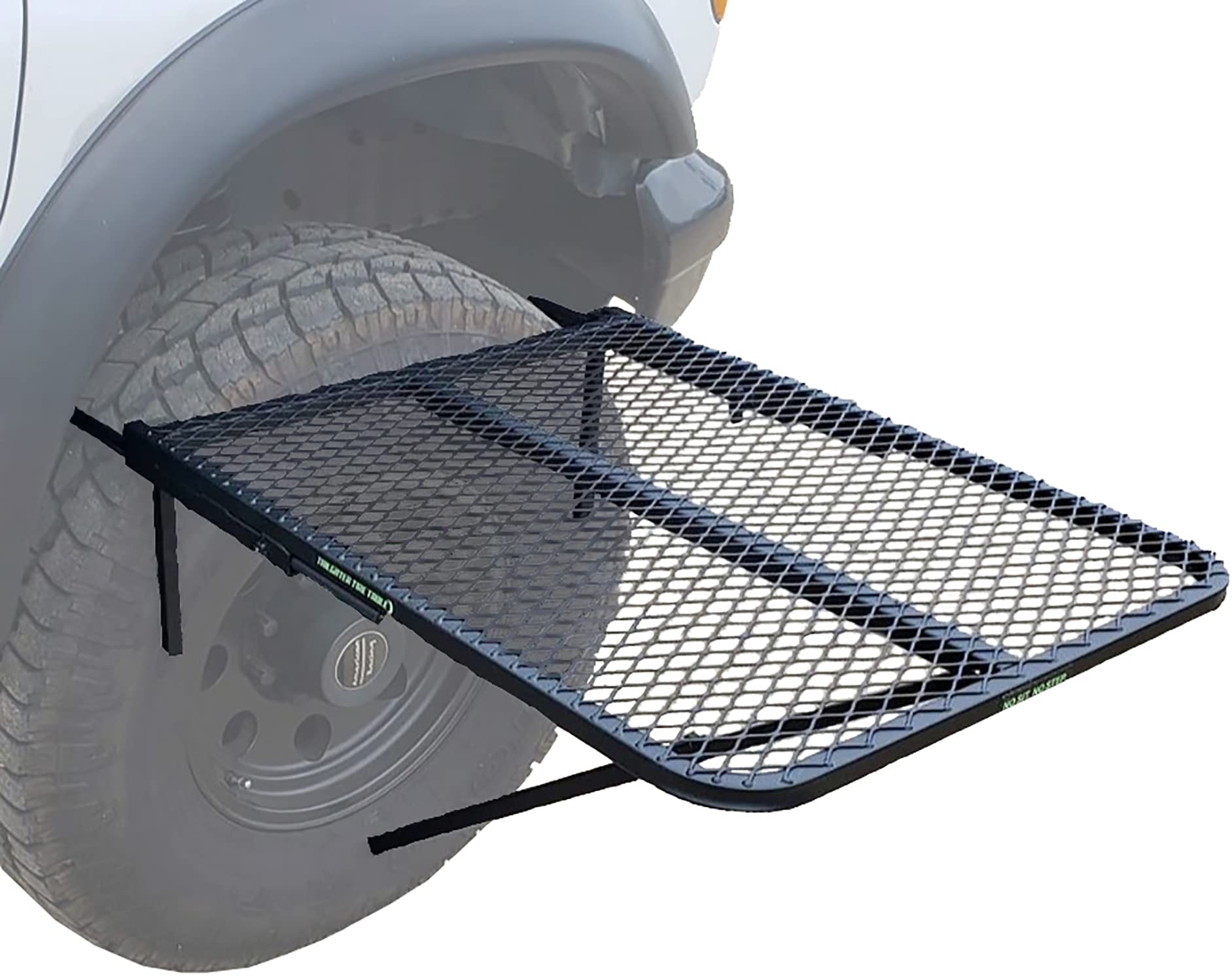 Heavy Duty Tire Table for Camping, Tailgating & Outdoor Work | Portable Vehicle Utility Table for Picnics, BBQ & Road Trips