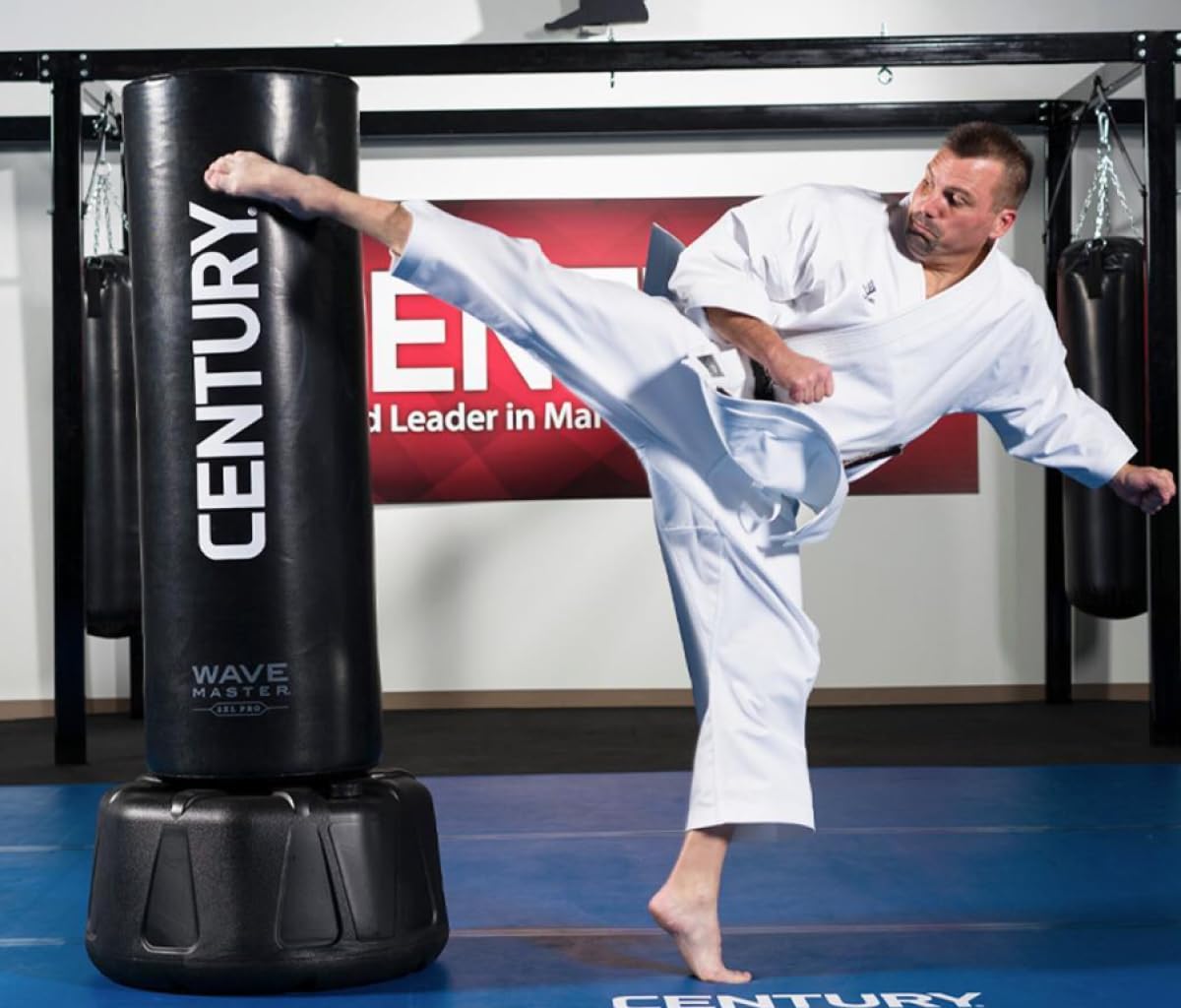 Century Original Wavemaster Freestanding Heavy Punching Bag for Boxing, MMA & Home Gym Training - Professional Grade Punching Bag for Adults & Teens
