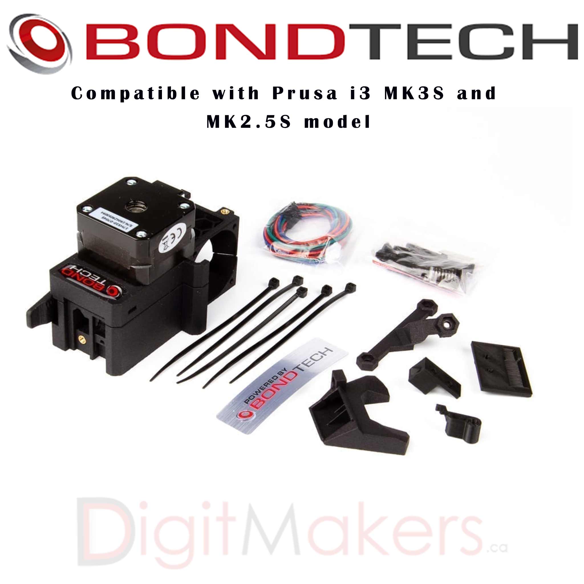 BondTech Prusa i3 MK3S Upgrade Kit - High Performance Extruder Upgrade for 3D Printing - Perfect for DIY Enthusiasts & Professional Makers