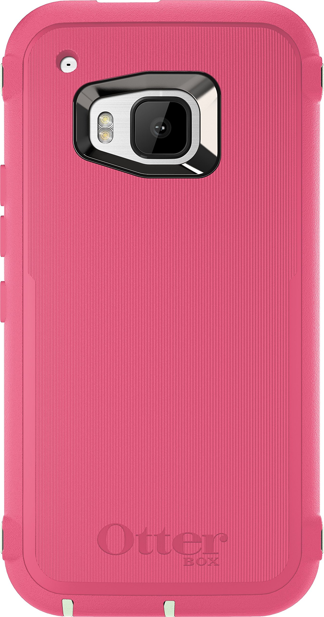 OTTERBOX DEFENDER SERIES Protective Case for HTC One M9 - Durable Shockproof Cover with Retail Packaging in Melon Pop Color - Perfect for Outdoor Adventures & Daily Protection