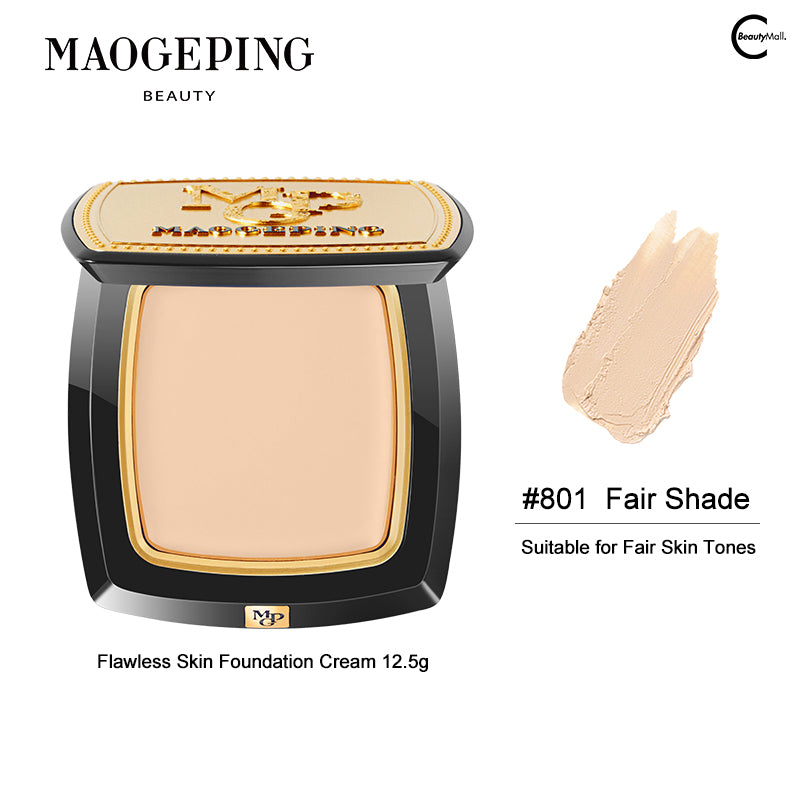 MAOGEPING Radiant Skin Flawless Cream Foundation - Long Lasting Full Coverage Makeup for Flawless Complexion | Perfect for Daily Wear, Special Occasions & Photography