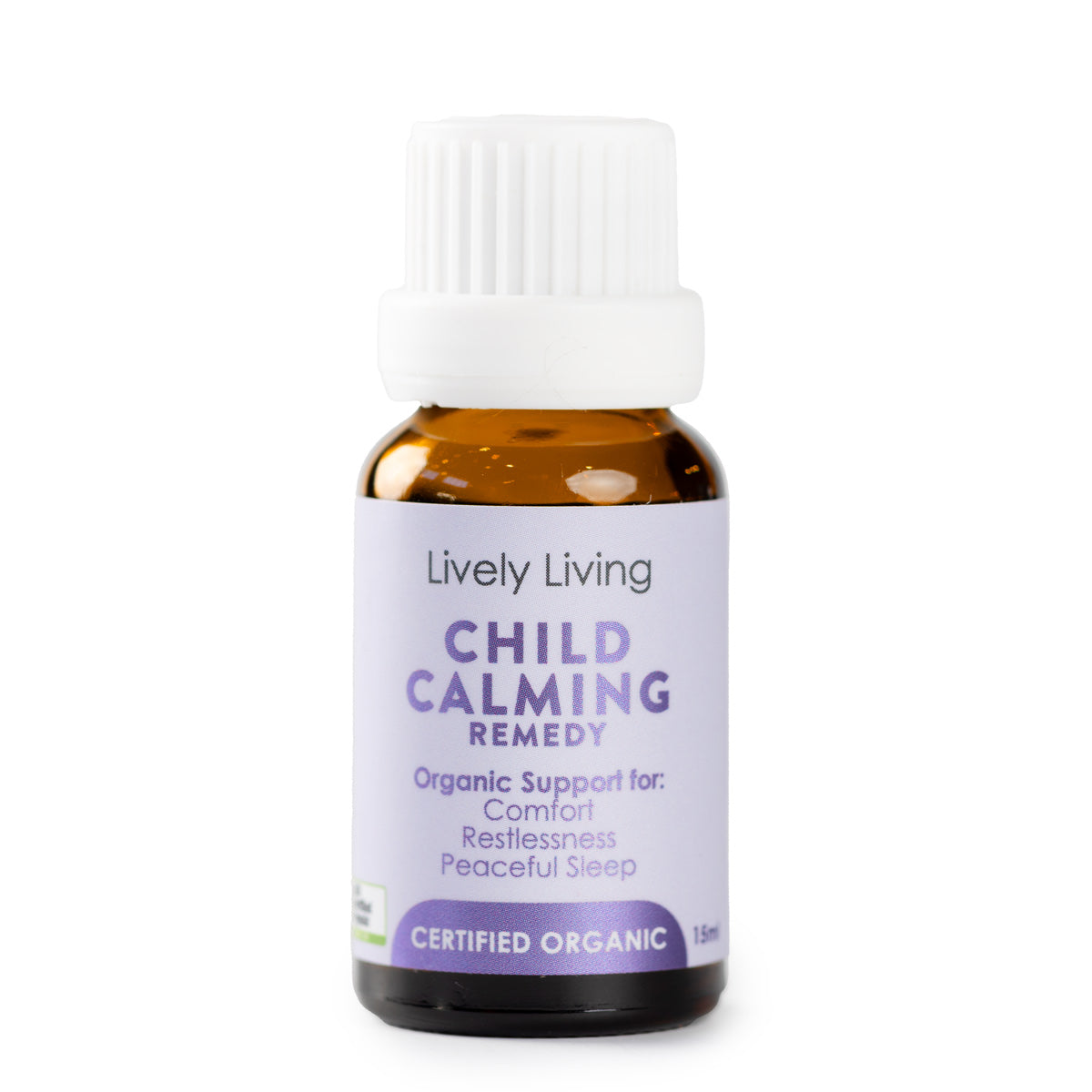 Organic Child Calm Remedy Essential Oil 15ml - Certified Pure & Natural for Relaxation, Sleep Aid & Stress Relief - Perfect for Aromatherapy, Massage & Diffuser Use