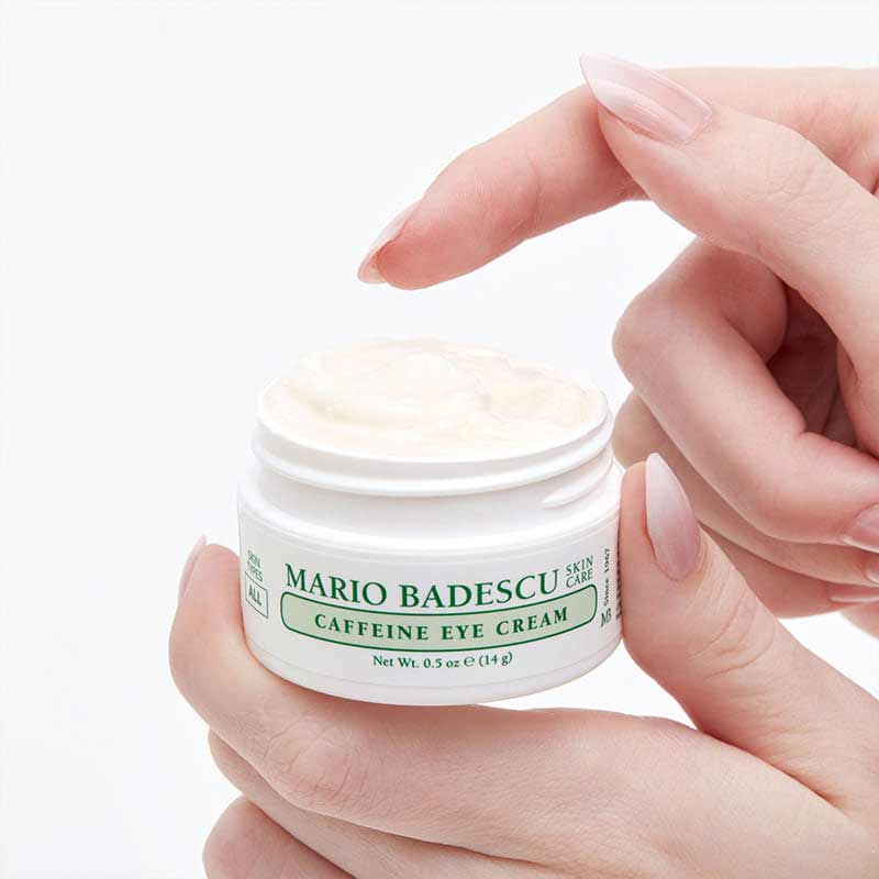 Mario Badescu Caffeine Eye Cream for Dark Circles & Puffiness - Anti-Aging Eye Treatment for Brightening & Hydration - Perfect for Morning & Night Skincare Routine
