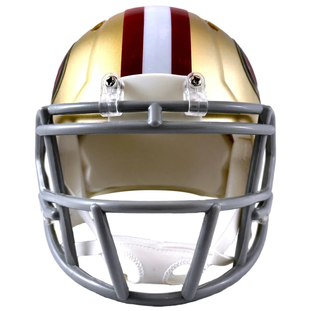 John Taylor Autographed San Francisco 49ers Mini Speed Helmet with BAS COA - Signed NFL Collectible for Fans, Display, and Memorabilia Collection