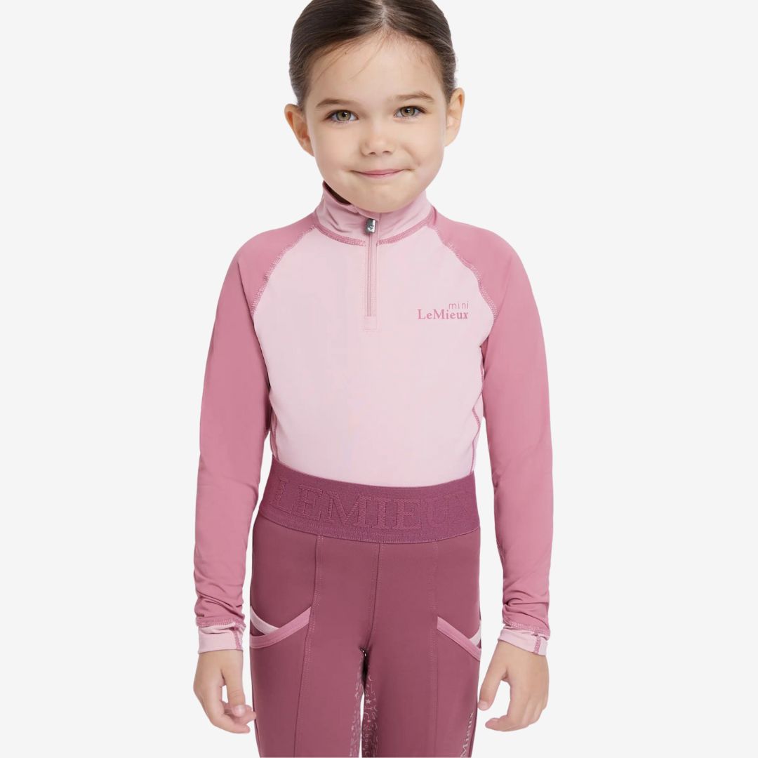 LeMieux Mini Base Layer Top - Lightweight Thermal Shirt for Women & Men - Perfect for Running, Hiking & Outdoor Activities