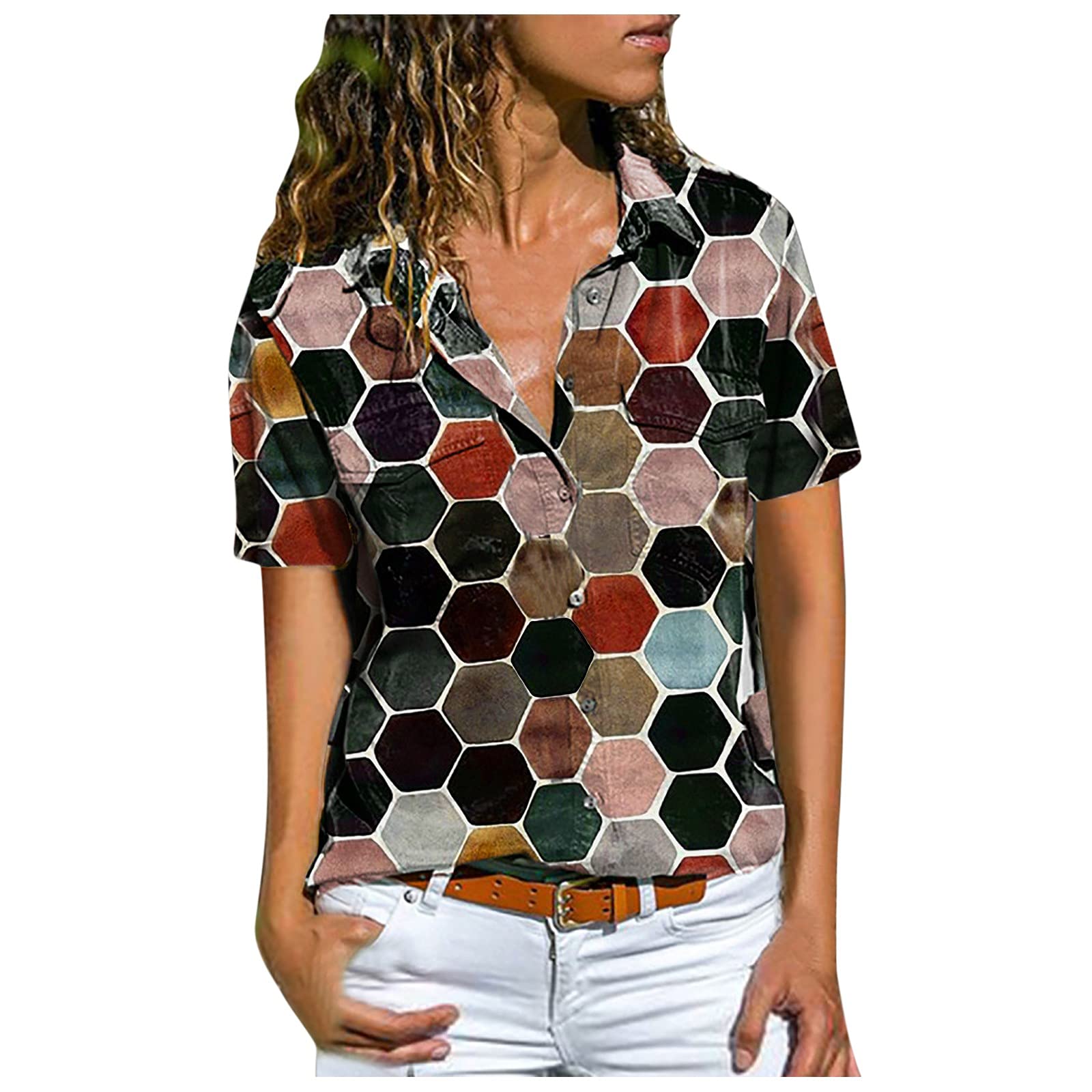 Women's Plus Size Short Sleeve Basic T-Shirts - Comfortable Casual Cotton Tops for Everyday Wear, Work & Summer Outfits