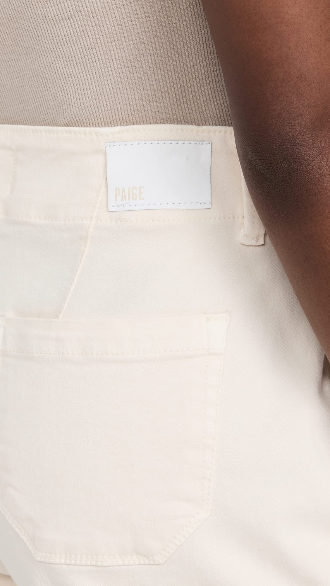 PAIGE Women's Brooklyn High-Rise Denim Shorts - Comfortable & Stylish for Summer Outfits | Perfect for Casual Wear, Beach Trips, and Weekend Getaways
