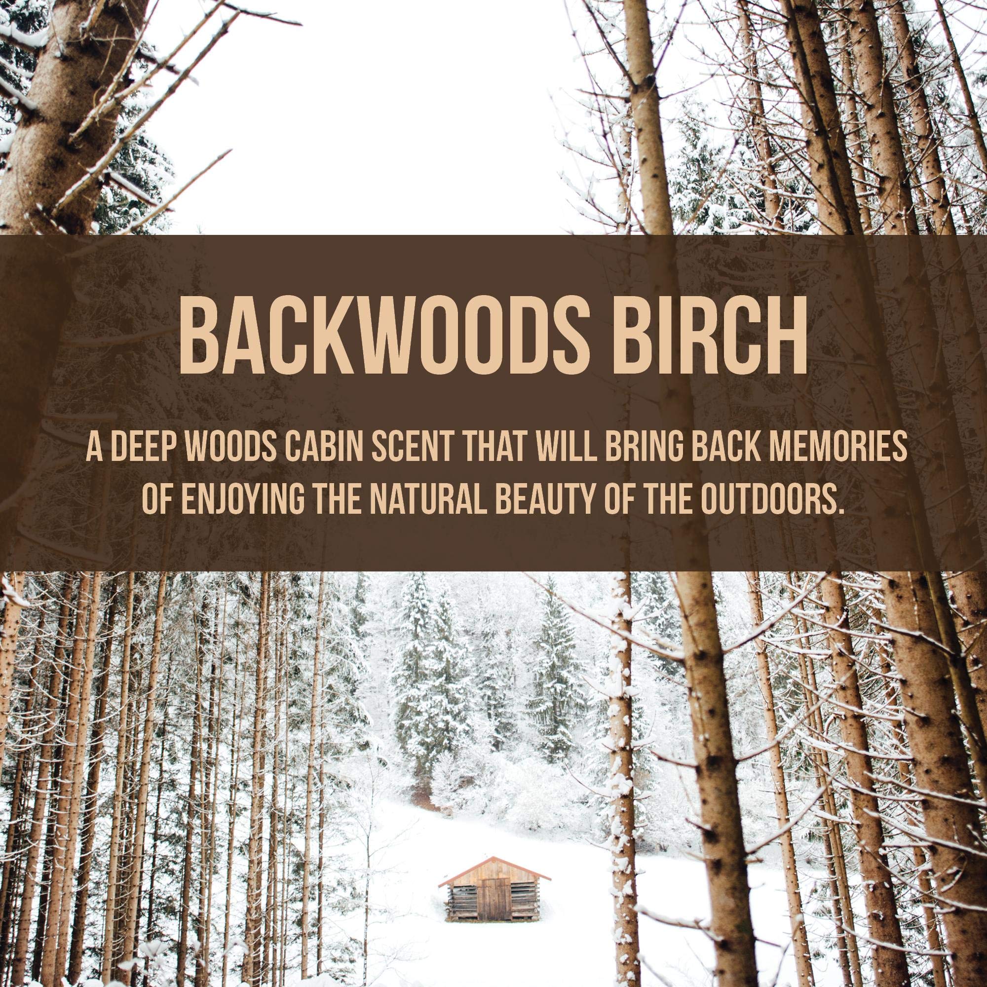 Premium Arizona Wooden Car Air Freshener - Long Lasting Backwoods Birch Scent (365+ Days) - Includes Hanging Mirror Diffuser & Fragrance Oil - 100% American Made - Perfect for Cars, Trucks, RVs & Home Décor