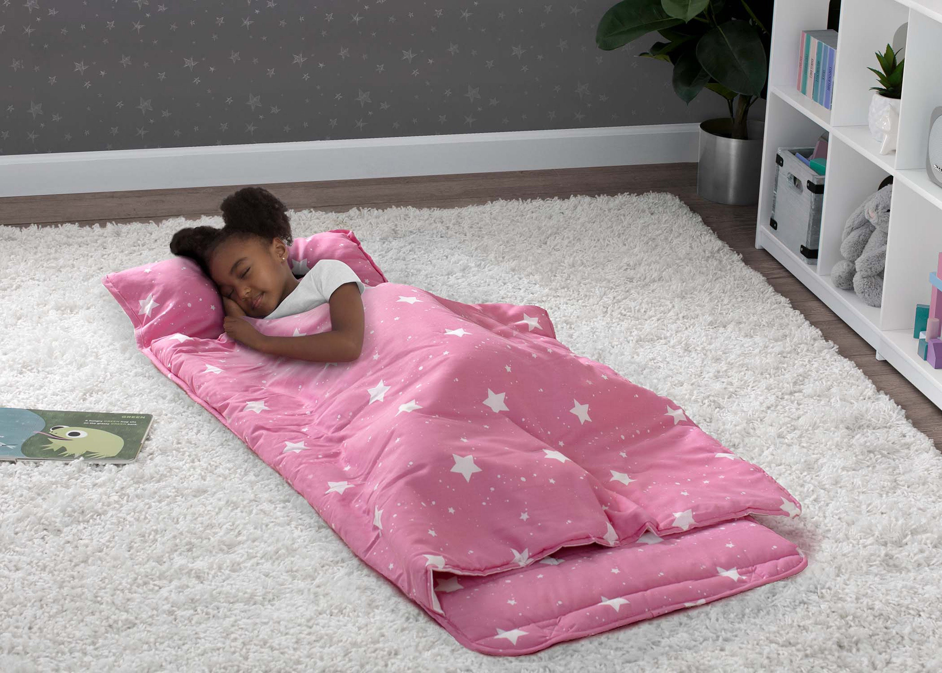 Personalized Nap Mat with Pillow & Blanket for Toddlers & Kids - Soft Portable Sleeping Mat for Daycare, Preschool & Travel
