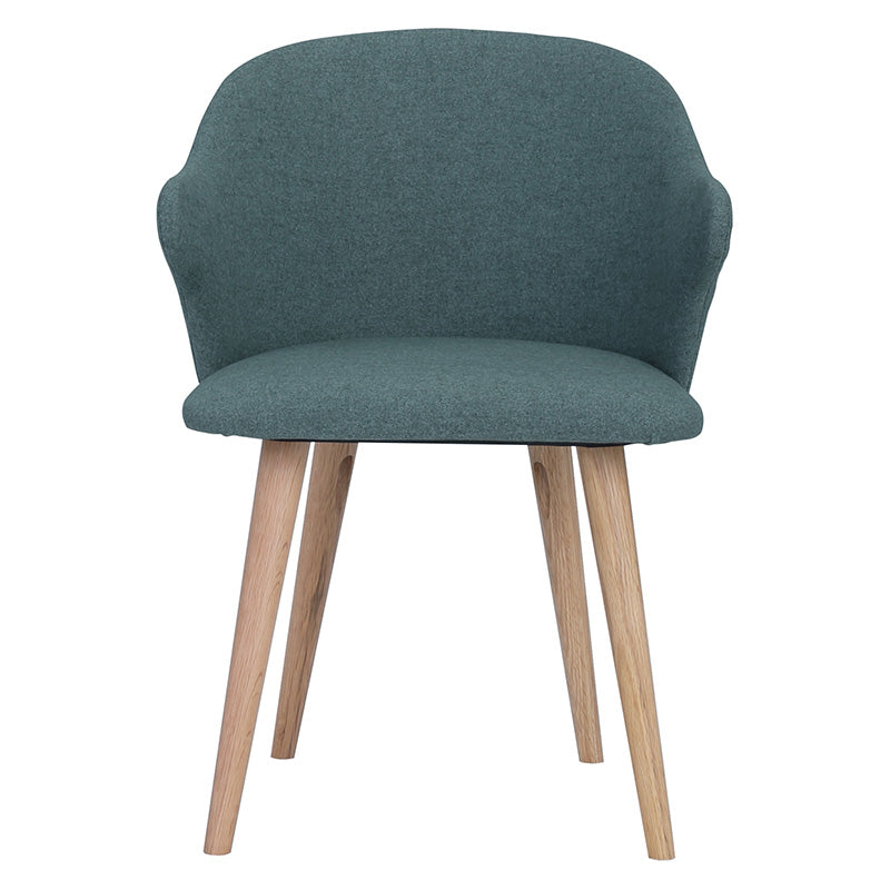 CEYLA Modern Dining Chairs Set of 2 - Marble Blue Upholstered Kitchen Chairs with Padded Seat for Dining Room, Kitchen, Breakfast Nook & Home Decor