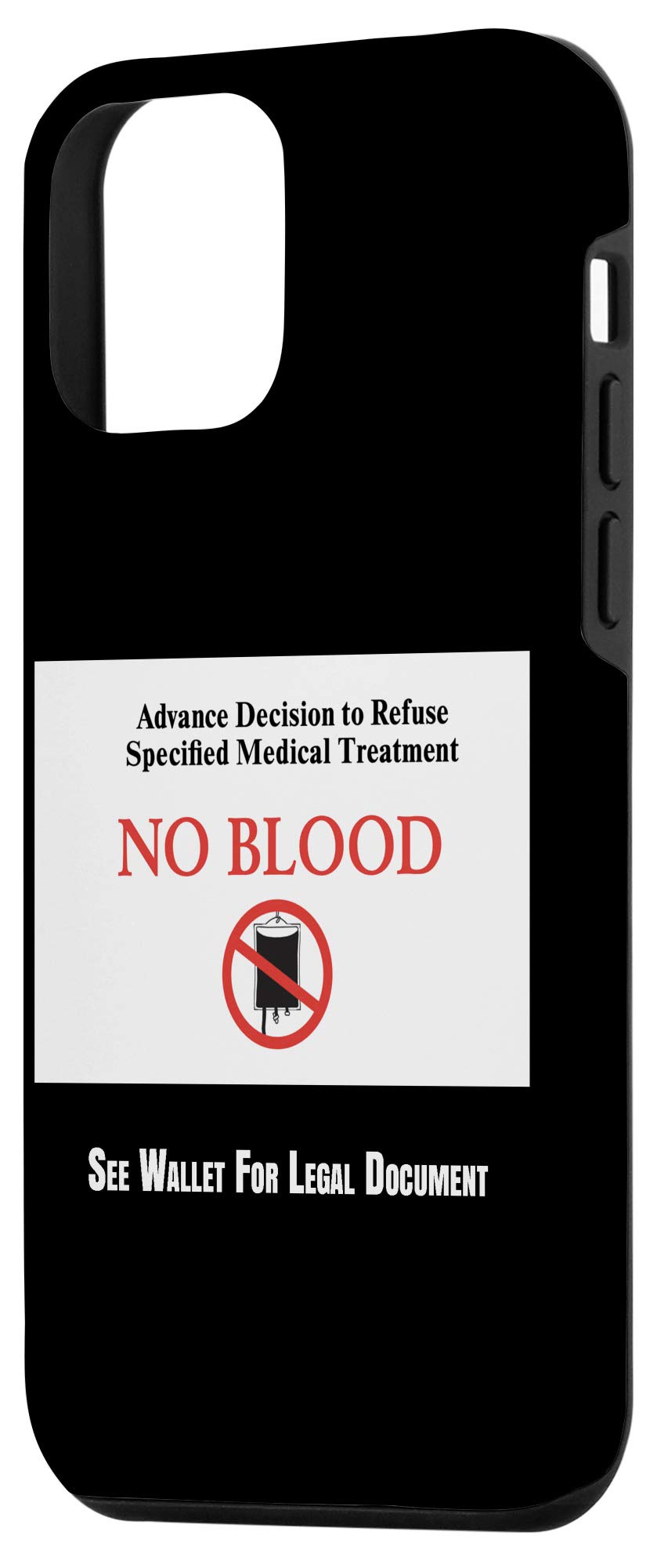 iPhone 12 Mini Case - JW Org Jehovah's Witnesses Gift - No Blood Design for Religious Protection