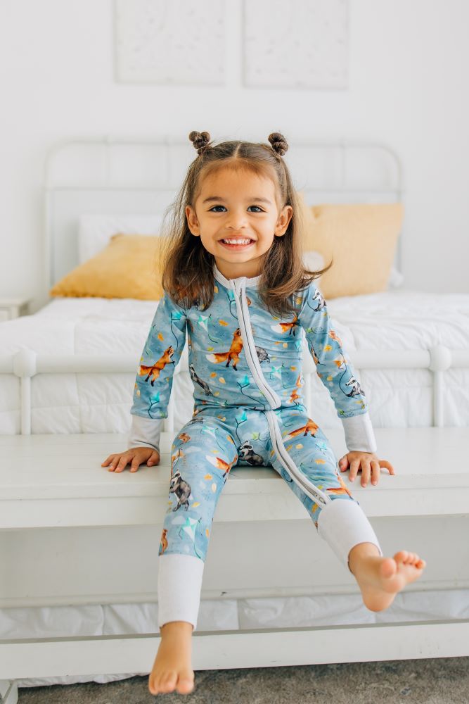 Stormy Skies Zip Romper for Baby - Soft & Cozy One-Piece Outfit | Perfect for Playdates, Daycare & Family Outings