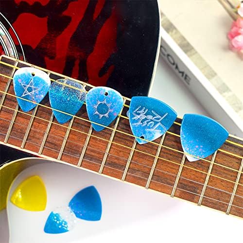Premium Guitar Pick Resin Mold Set - Silicone Triangle Plectrum Molds for DIY Musical Accessories & Keychains - Perfect for Crafting Custom Guitar Picks, Jewelry, and Unique Gifts for Musicians