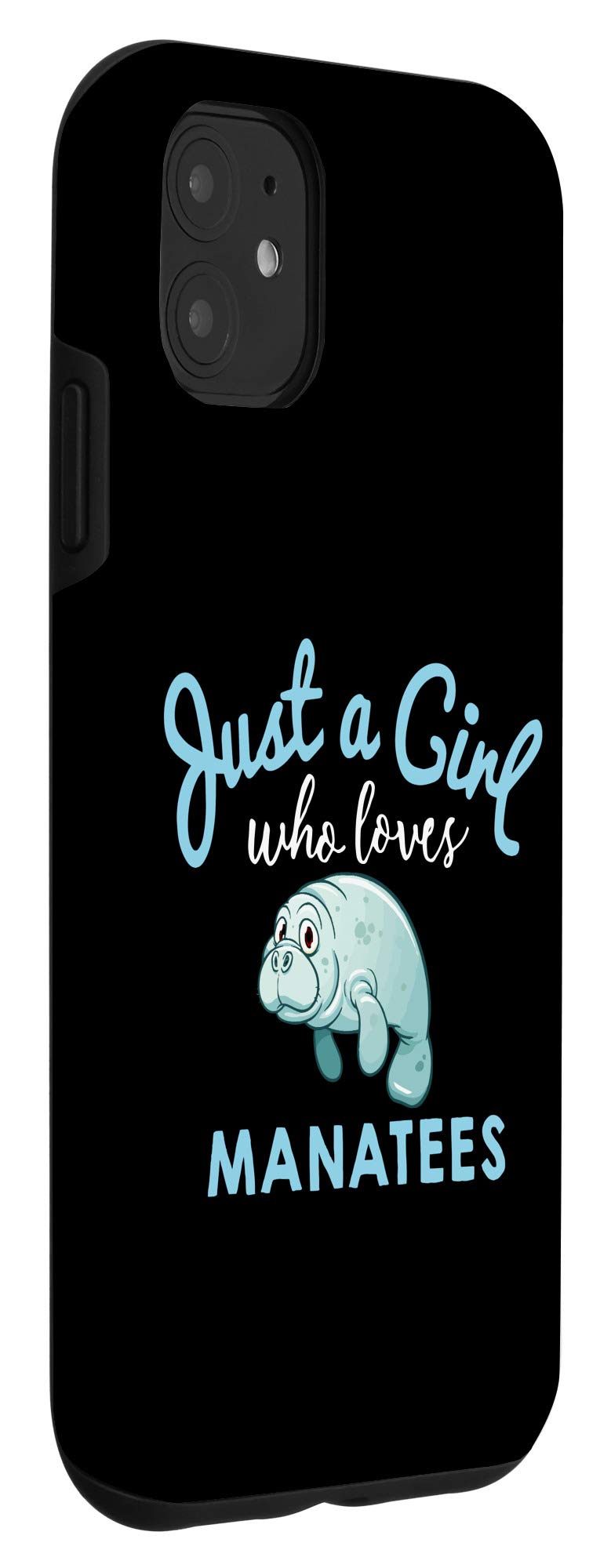 Premium iPhone 11 Case for Girls - Cute Manatee Design - Durable Protective Cover for School, Work & Everyday Use