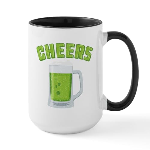 White/Black Inside - Cheers Green Beer