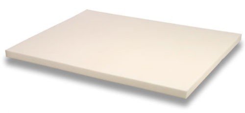 Twin XL Memory Foam Mattress Topper - 2 Inch Thick, 4lb Density, Gray Visco Elastic - Made in USA | Perfect for Back Pain Relief & Pressure Point Support