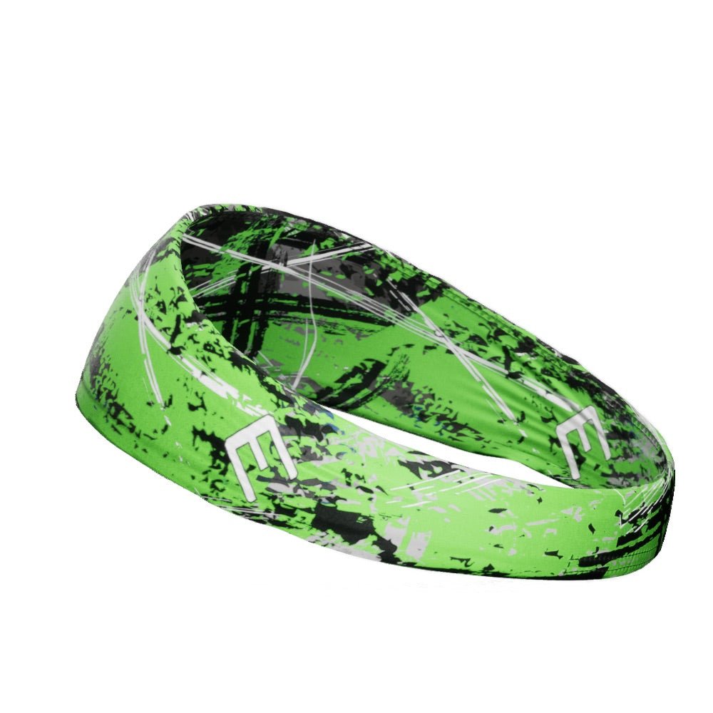 Wicked Green Headband for Women & Men - Stylish & Comfortable Sports Headband for Running, Yoga, Workout & Fitness - Sweat Absorbent & Non-Slip Hair Accessory
