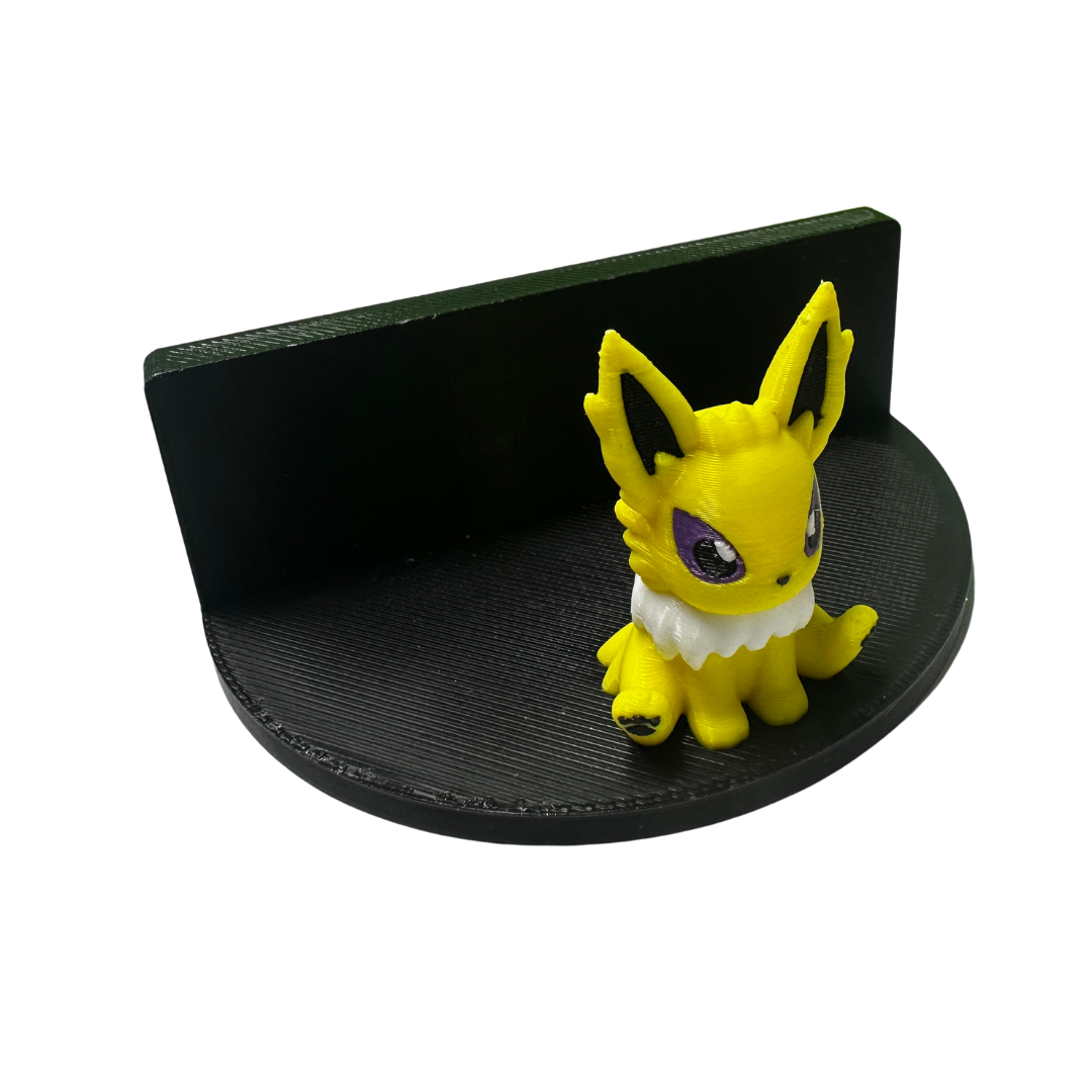 Jolteon Figure Adjustable Card Stand - Premium Pokémon Collectible Display for Trading Cards | Perfect for Gaming Setups, Anime Collections & Office Desk Decor