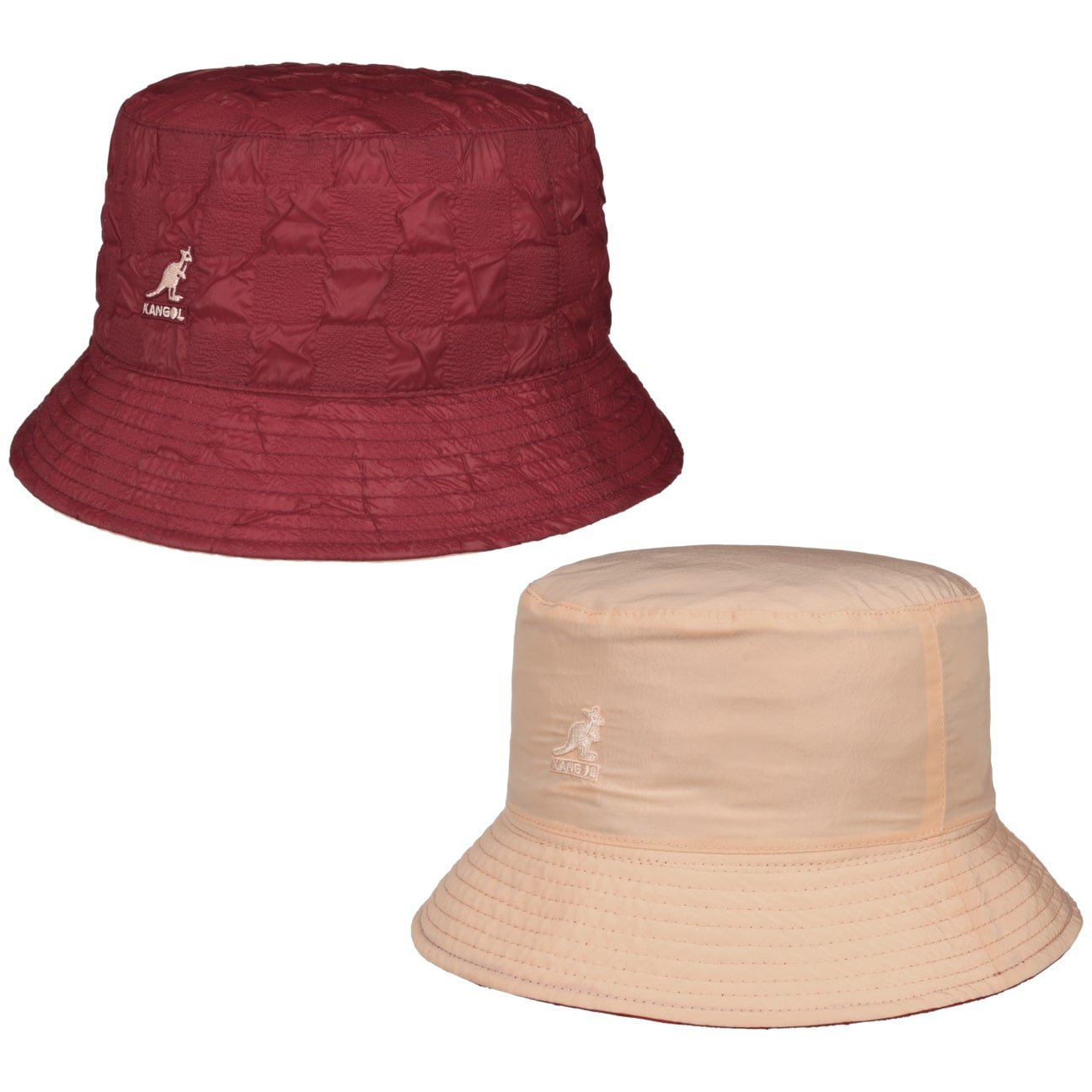 Kangol Pucker Check Bucket Reversible Hat - Stylish Unisex Sun Protection for Outdoor Activities, Travel & Casual Wear
