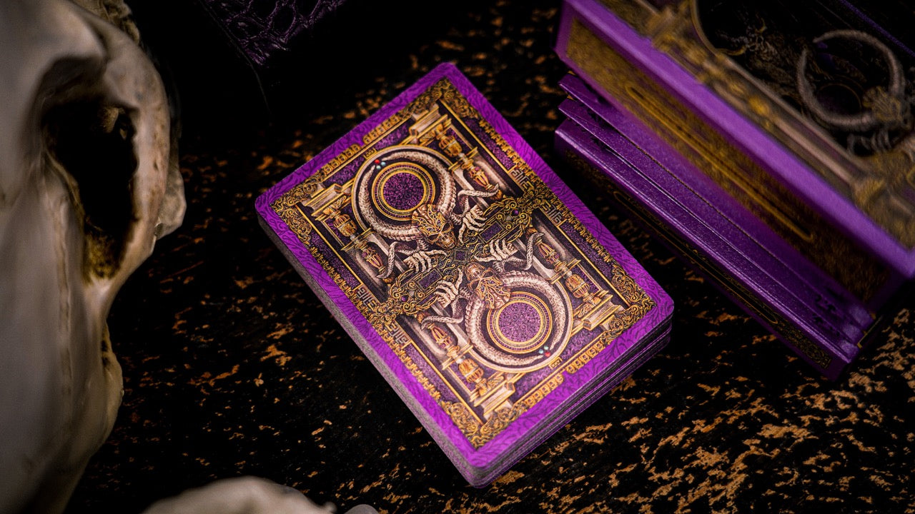 Devildom Premium Luxury Leather Playing Cards - Elegant Casino Style Deck for Poker, Blackjack & Magic Tricks - Perfect for Game Nights, Gifts & Collectors