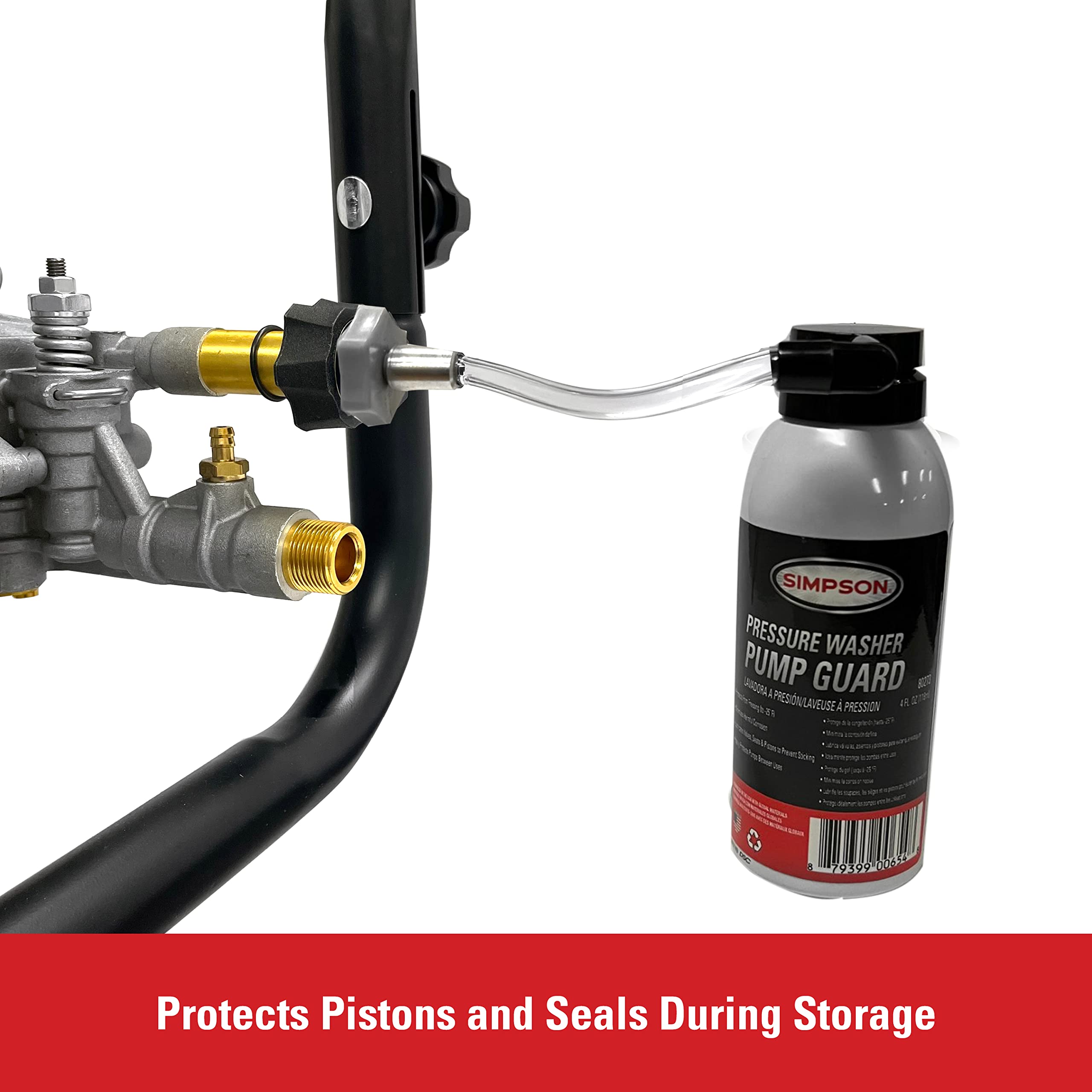 Simpson 80273 Pressure Washer Pump Guard - 4oz Aerosol Can for Equipment Protection
