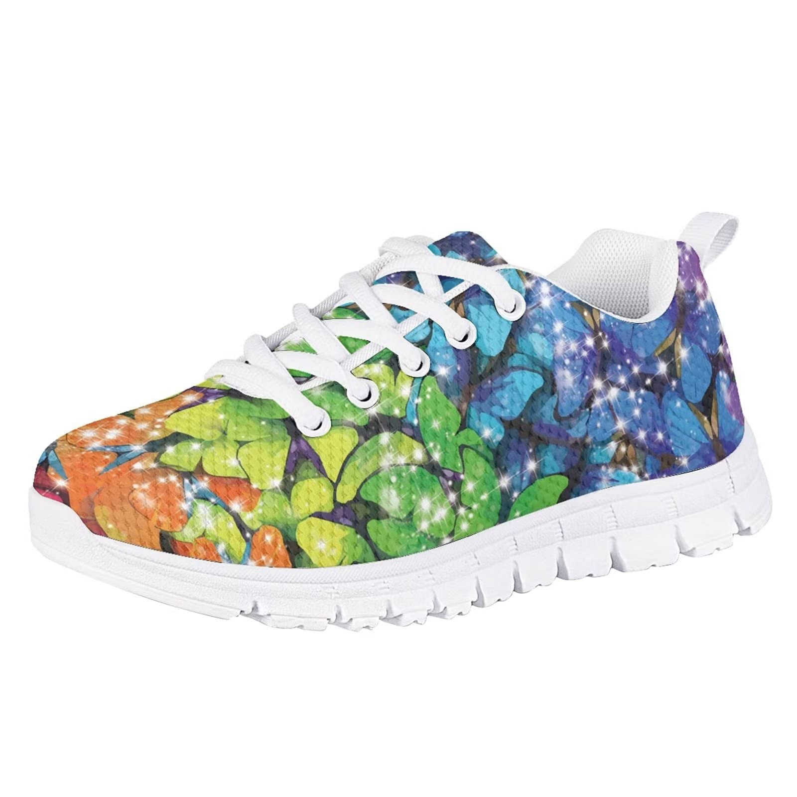 WSKIAN Kids Tennis Shoes for Boys & Girls - Comfortable Non-Slip Walking Sneakers with Rubber Sole & Knitted Mesh - Perfect for School, Sports & Outdoor Play