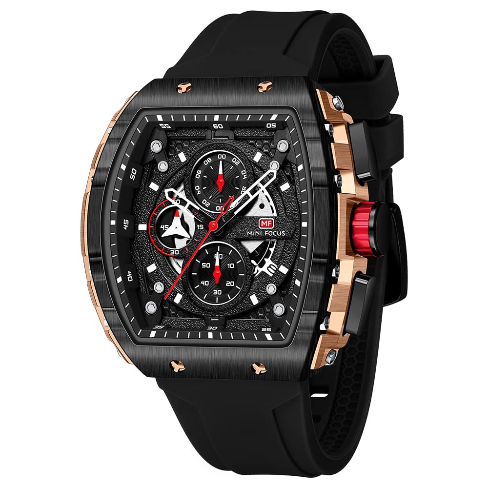 Men's Sport Watch - Waterproof Chronograph with Luminous for Outdoor & Gym