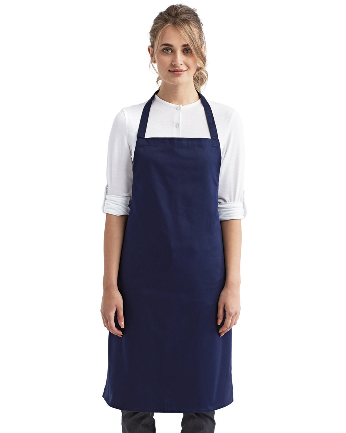 Reprime RP102 Organic Cotton Bib Apron - Artisan Collection for Cooking, Baking & Grilling - Eco-Friendly Kitchen Apron for Chefs & Home Cooks