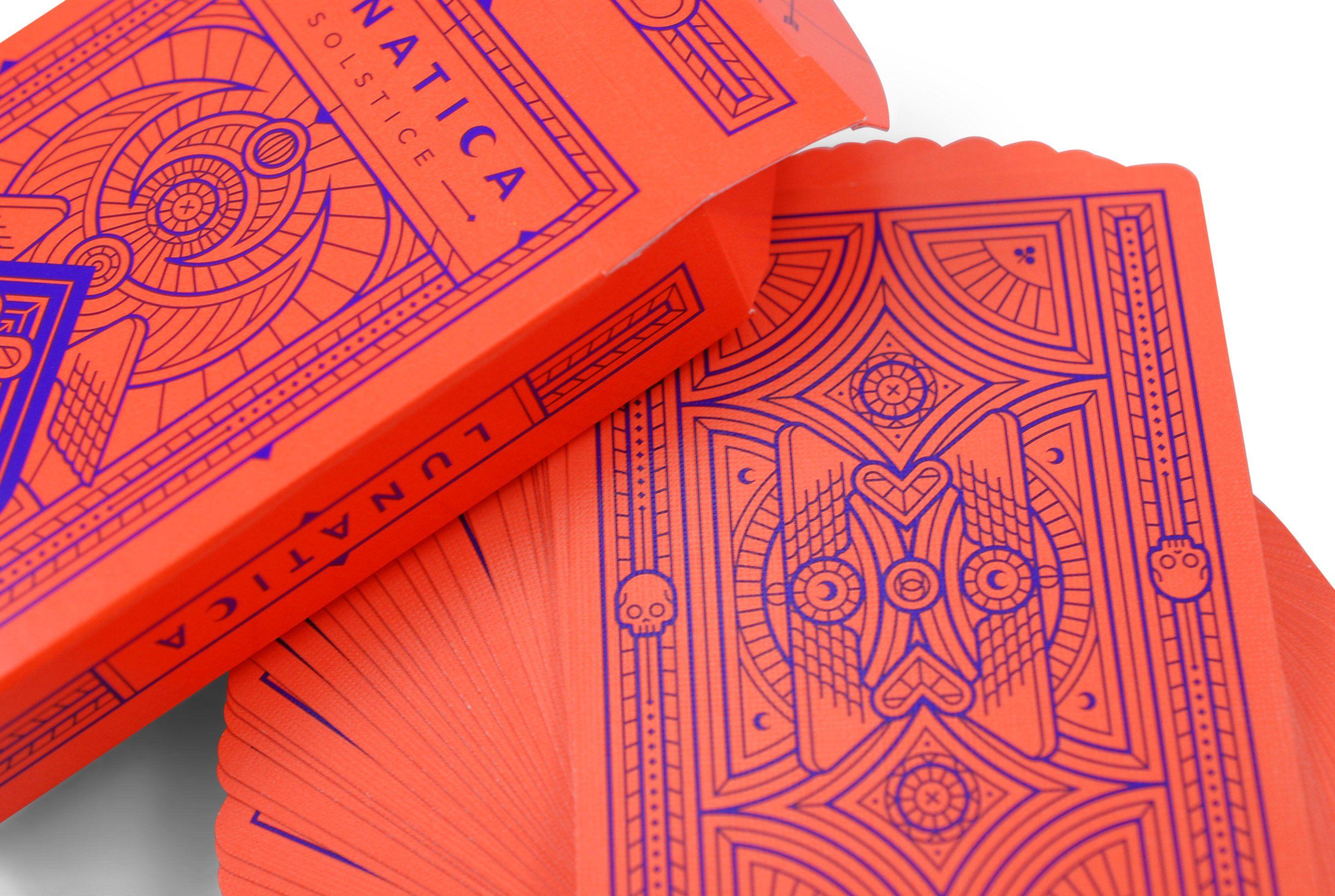 Lunatica Solstice Playing Cards - Premium Deck for Magic Tricks, Cardistry & Poker Games | Perfect for Parties, Gifts & Collectors