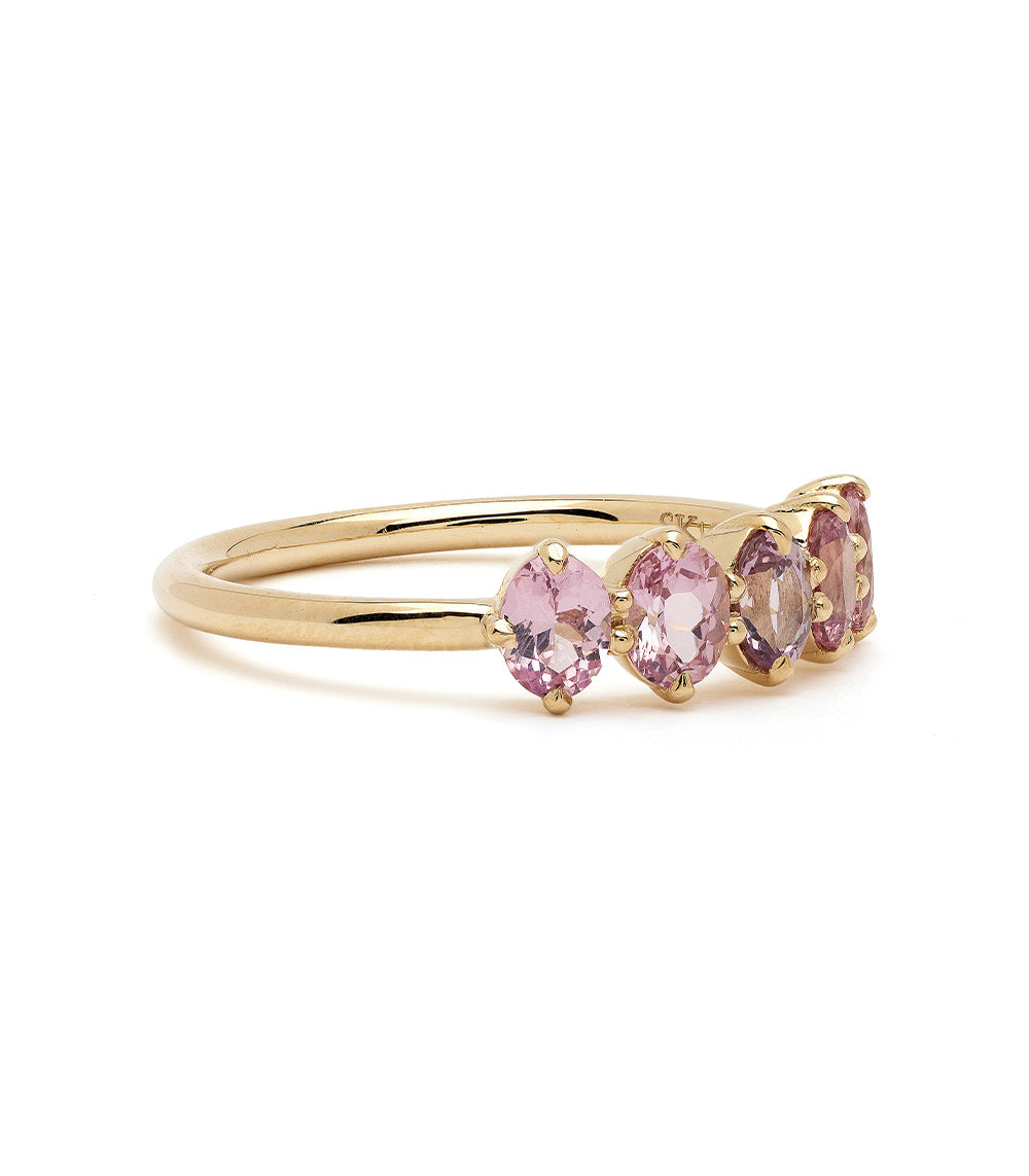 Claudette Gemstone Stacking Band Ring for Women - Elegant Stackable Jewelry for Layering, Gift for Her, Wedding, Anniversary, Everyday Wear