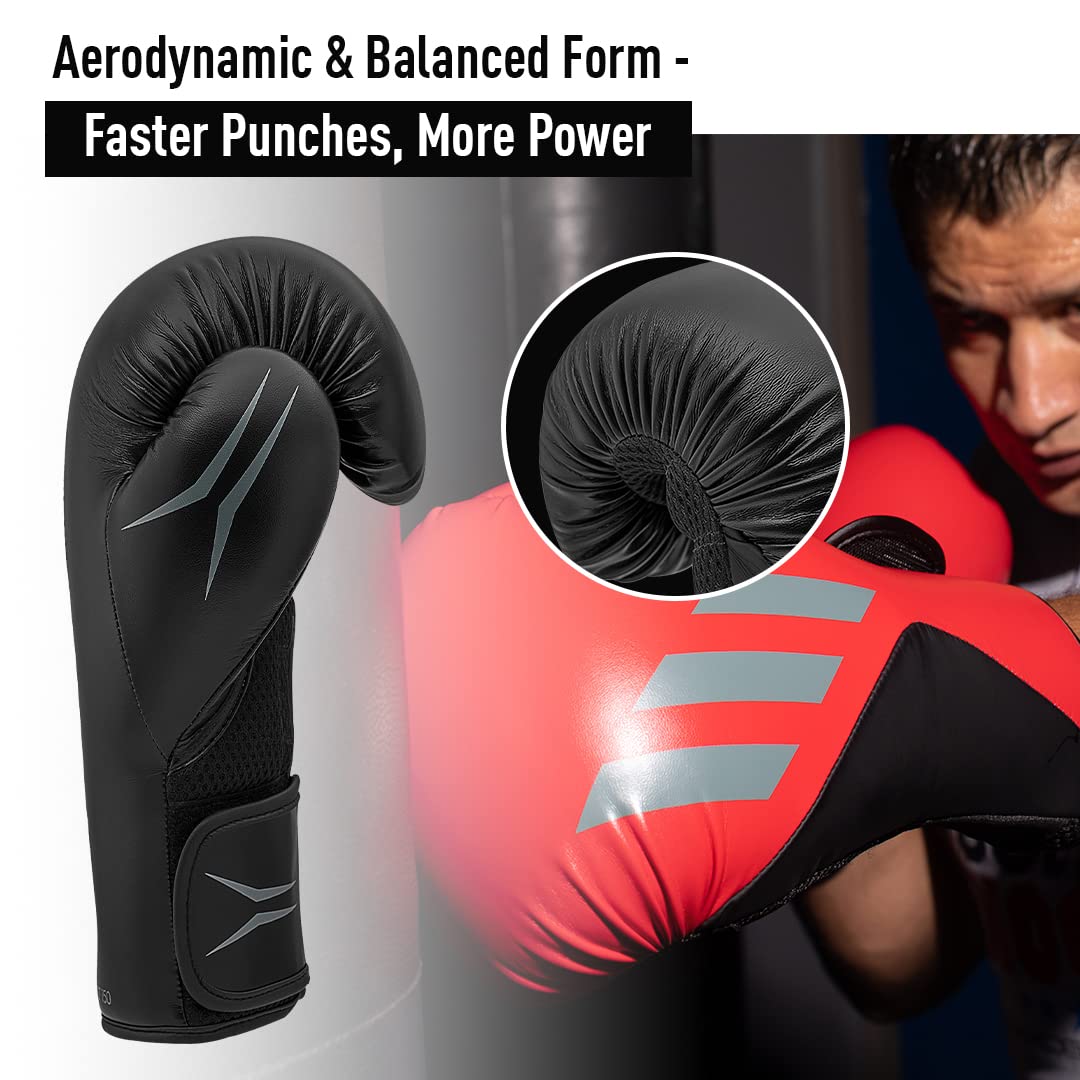 Adidas Speed TILT 150 Boxing Gloves for Men & Women - Professional Training Gloves for Heavy Bag, Kickboxing, MMA & Fitness - Perfect for Sparring, Martial Arts & Boxing Workouts - Ideal for Gym, Home Training & Boxing Classes - Great for Boxing Competitions, Cardio Training & Self-Defense Practice - Best for Boxing Enthusiasts, Fighters & Fitness Lovers