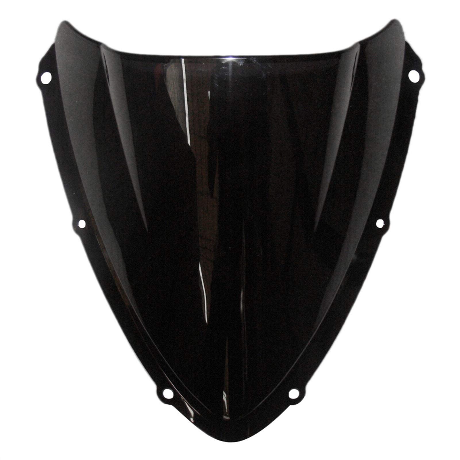 Suzuki GSXR 600 750 GSXR600 GSXR750 K8 (2008-2010) Motorcycle Windshield Windscreen Deflector - Black Smoke Tinted Replacement for Enhanced Wind Protection - Perfect for Highway Riding & Long-Distance Touring