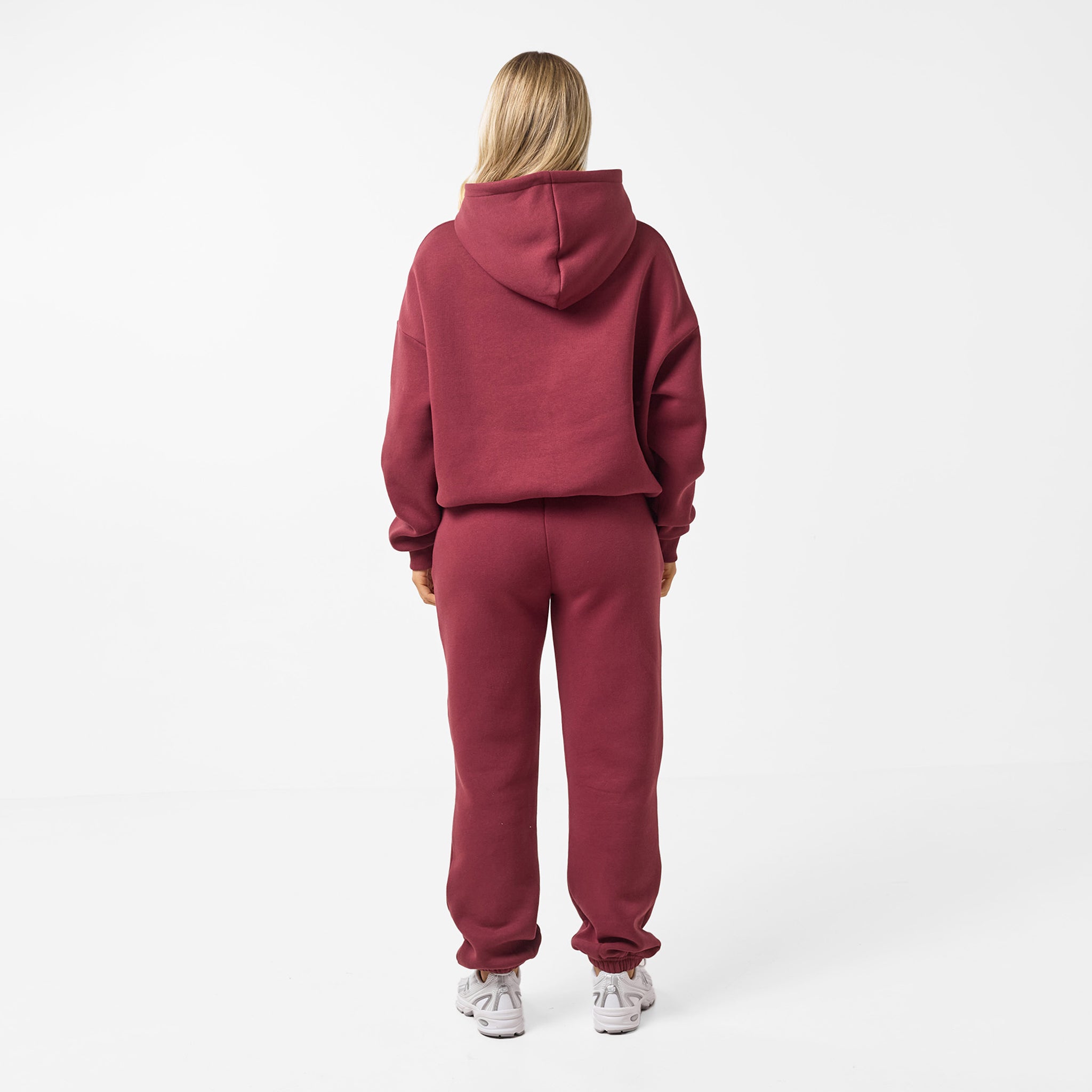 Core Logo Tracksuit for Men & Women | Burgundy Red Jogging Suit - Gym Workout, Running, Casual Streetwear