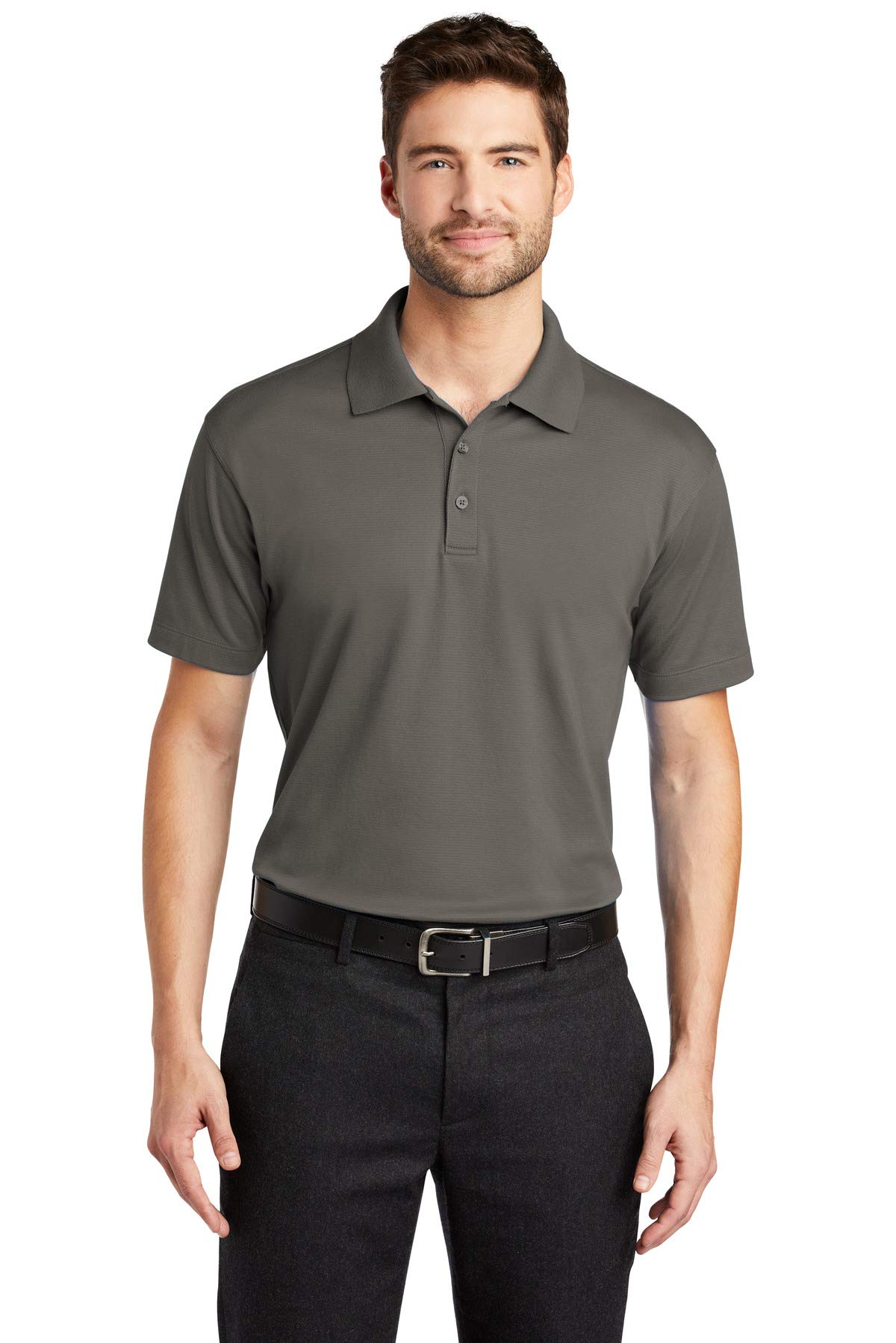 Port Authority Rapid Dry Mesh Polo Shirt for Men - Moisture Wicking, Breathable Performance Golf & Work Shirt - Ideal for Sports, Outdoor Activities & Business Casual Wear