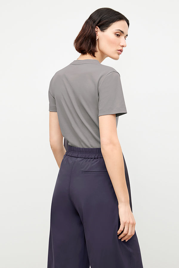 Elena Travel Culotte Pants - OrigamiTech Wrinkle-Free Cool Charcoal for Women | Perfect for Business Trips & Casual Outings
