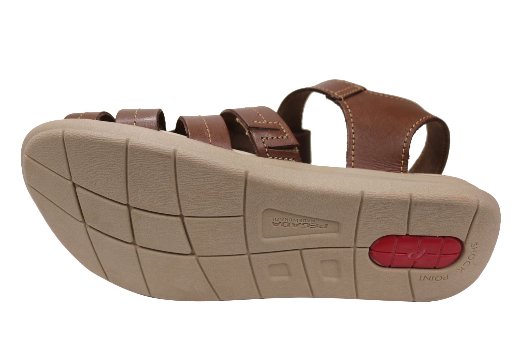 Nancy Women's Comfortable Leather Sandals - Handmade in Brazil - Casual Summer Walking Shoes for Beach, Vacation & Everyday Wear