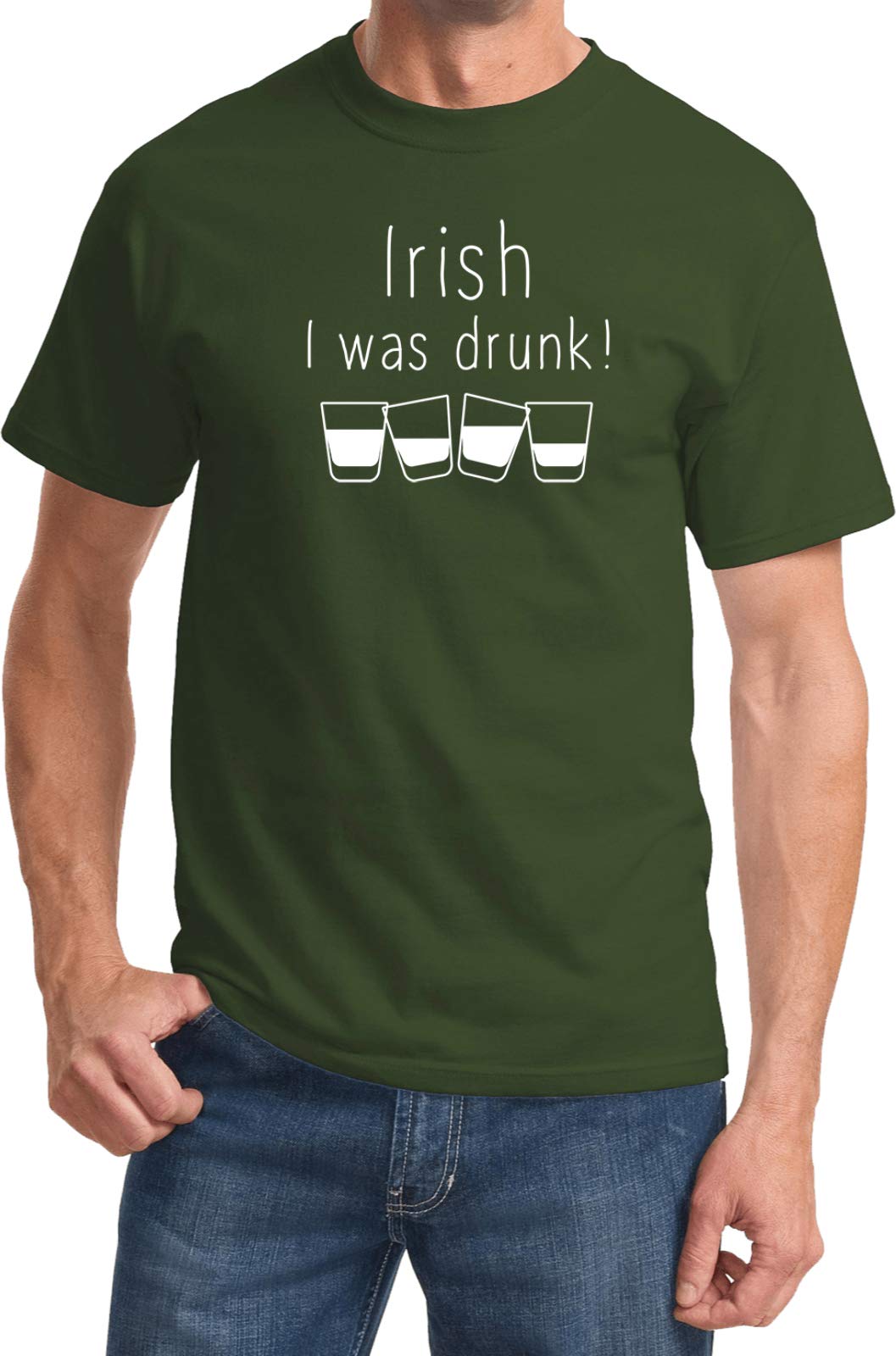 Funny St. Patrick's Day T-Shirt - Irish I Was Drunk Humor - Perfect for Parties & Pub Crawls