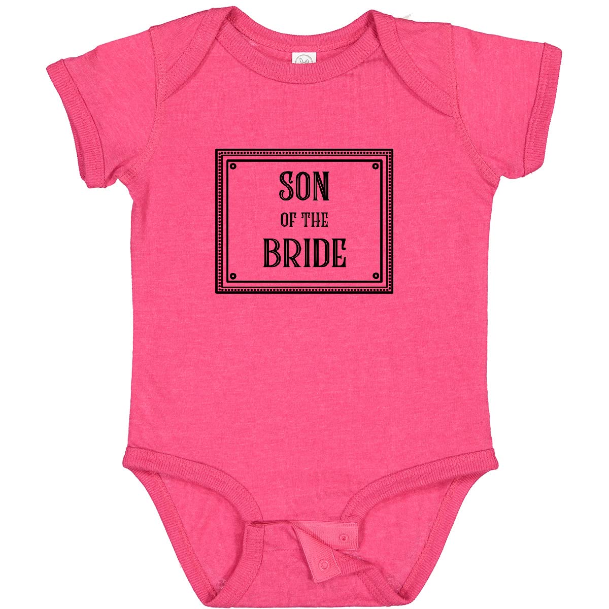 Inktastic Son of The Bride Baby Bodysuit - Cute Infant Outfit for Wedding, Christening & Family Photos | Soft Cotton Onesie for Newborn Boys