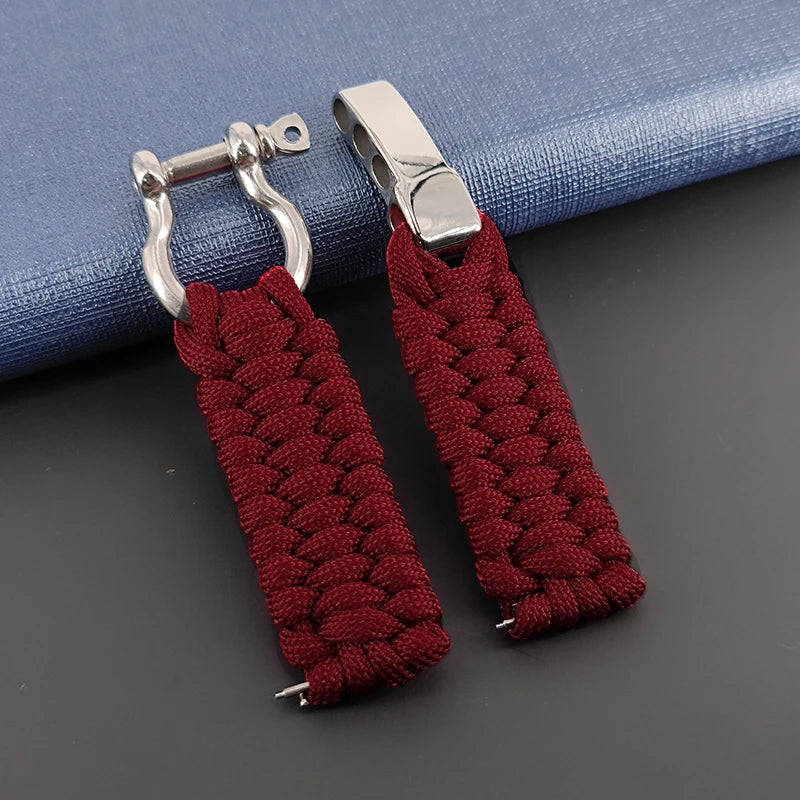 Survival Paracord Rope - 550lb Braided Nylon Bands for Camping, Hiking & Emergency Preparedness | Outdoor Gear & Tactical Accessories