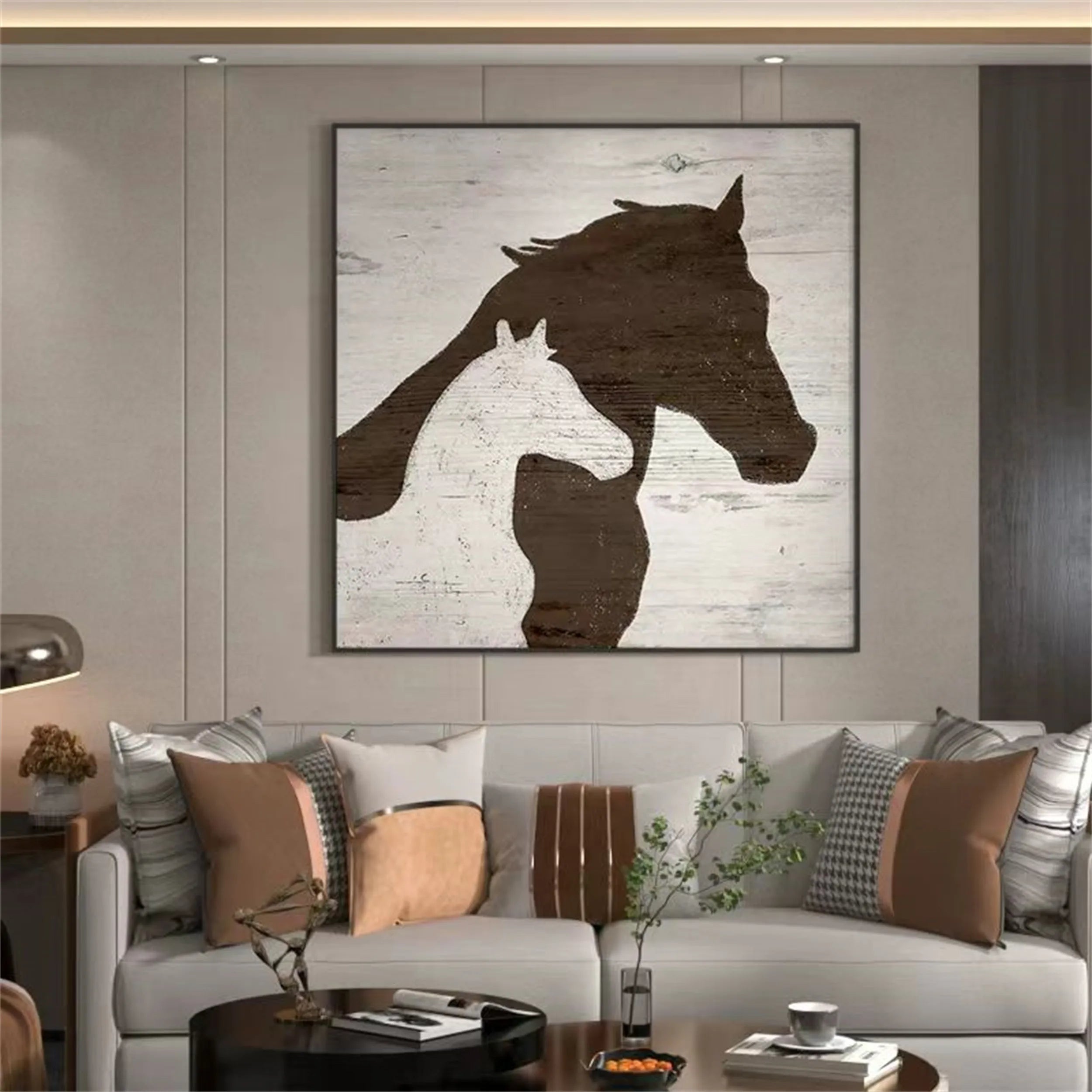 Animal Art Painting #AP028 - Handmade Canvas Wall Decor for Living Room, Bedroom & Office | Wildlife & Nature Inspired Artwork